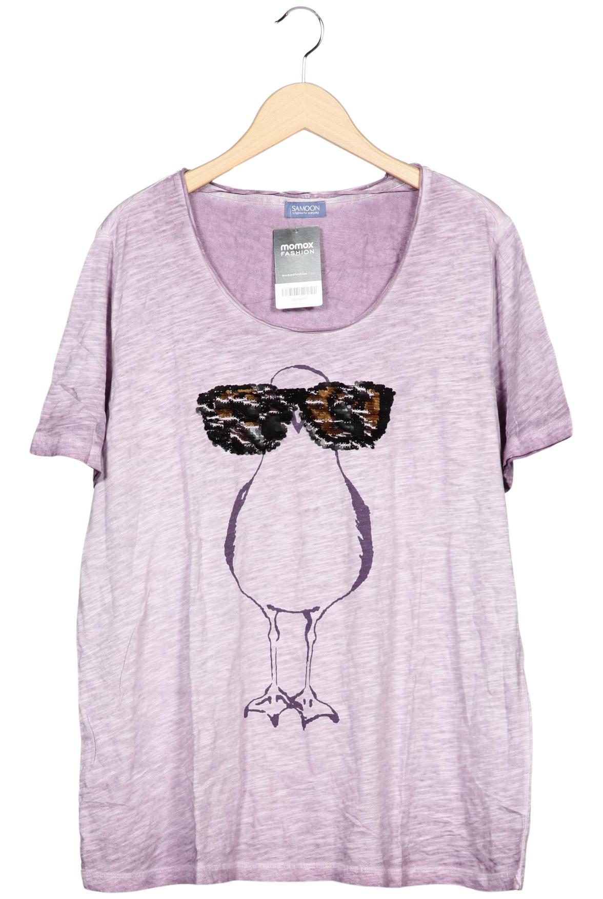 

Samoon by Gerry Weber Damen T-Shirt, flieder, Gr. 48