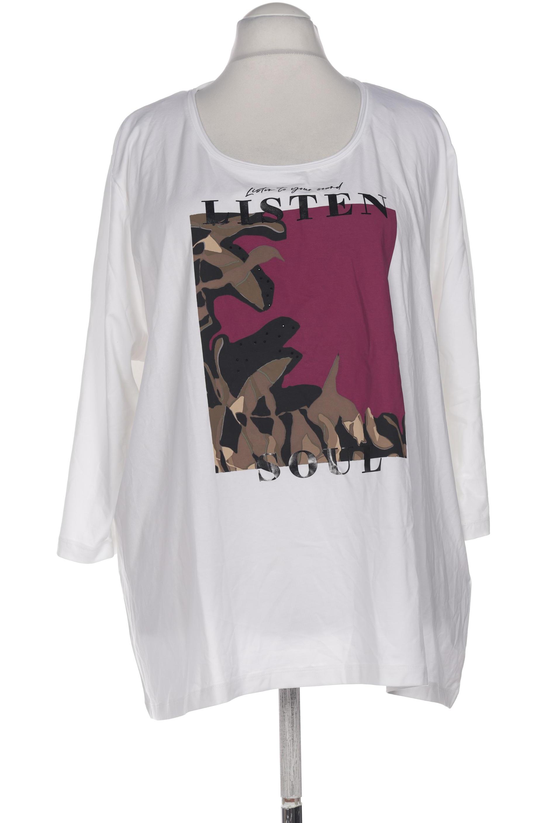 

Samoon by Gerry Weber Damen Langarmshirt, weiß, Gr. 54