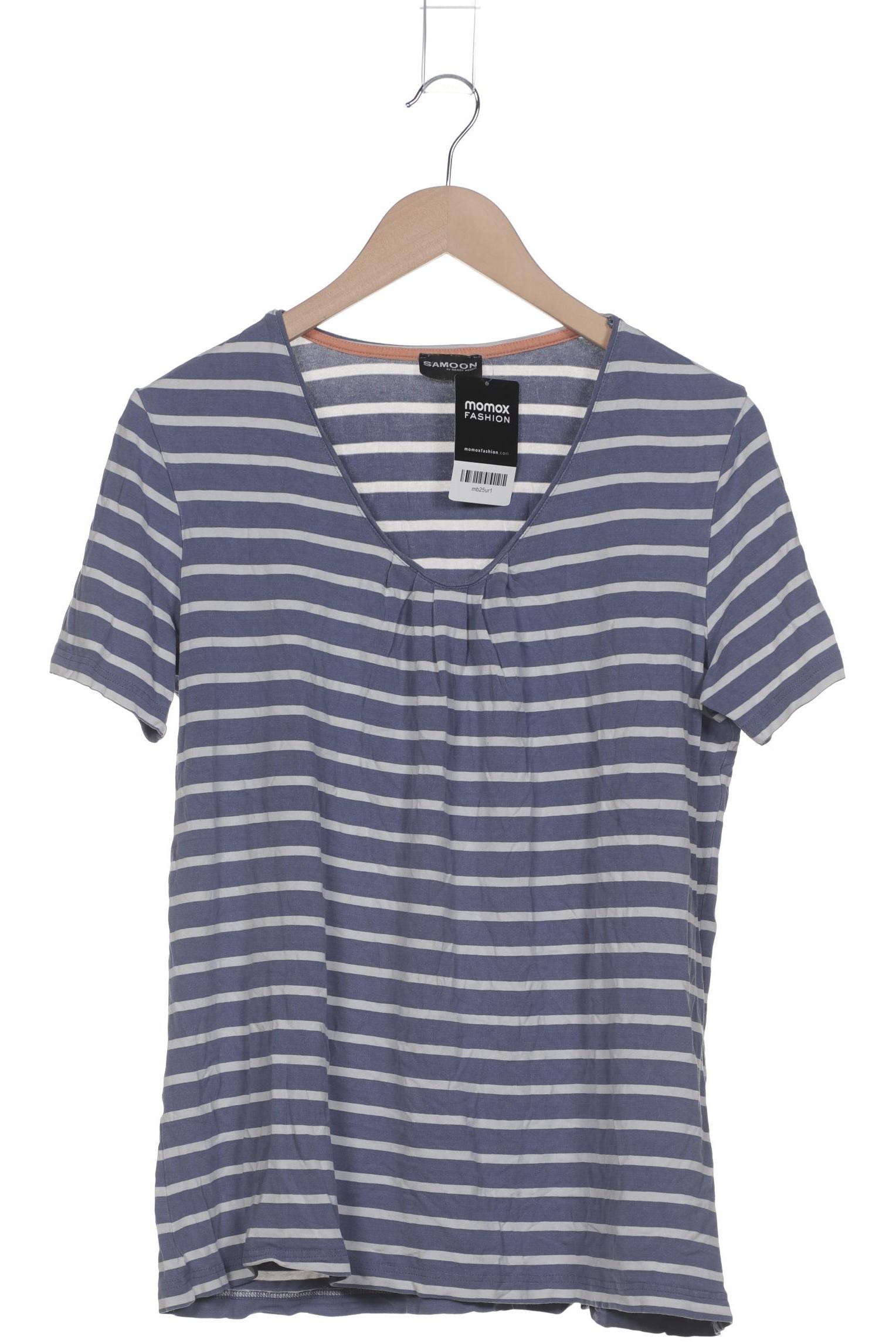 

Samoon by Gerry Weber Damen T-Shirt, blau, Gr. 42