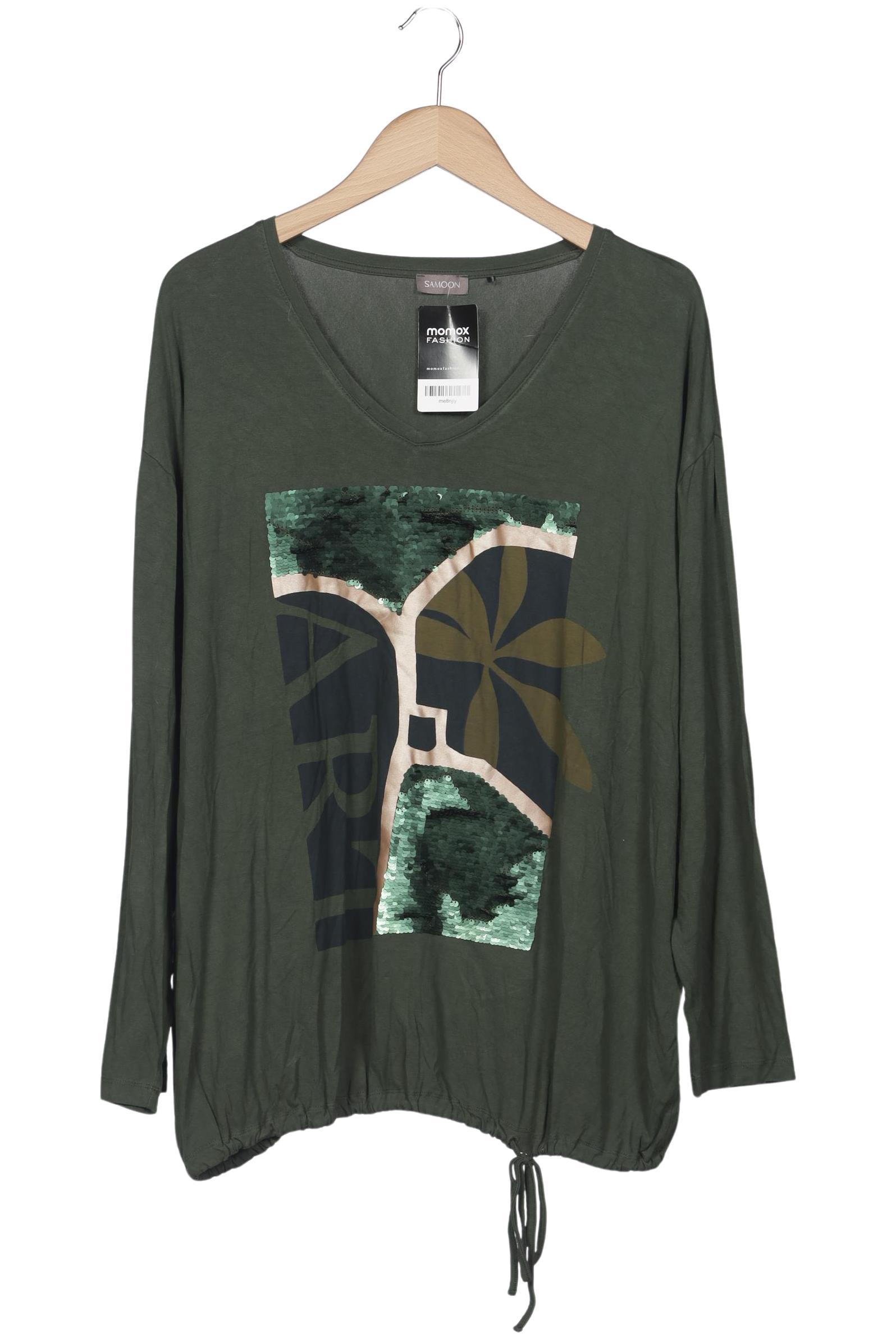 

Samoon by Gerry Weber Damen Langarmshirt, grün, Gr. 50