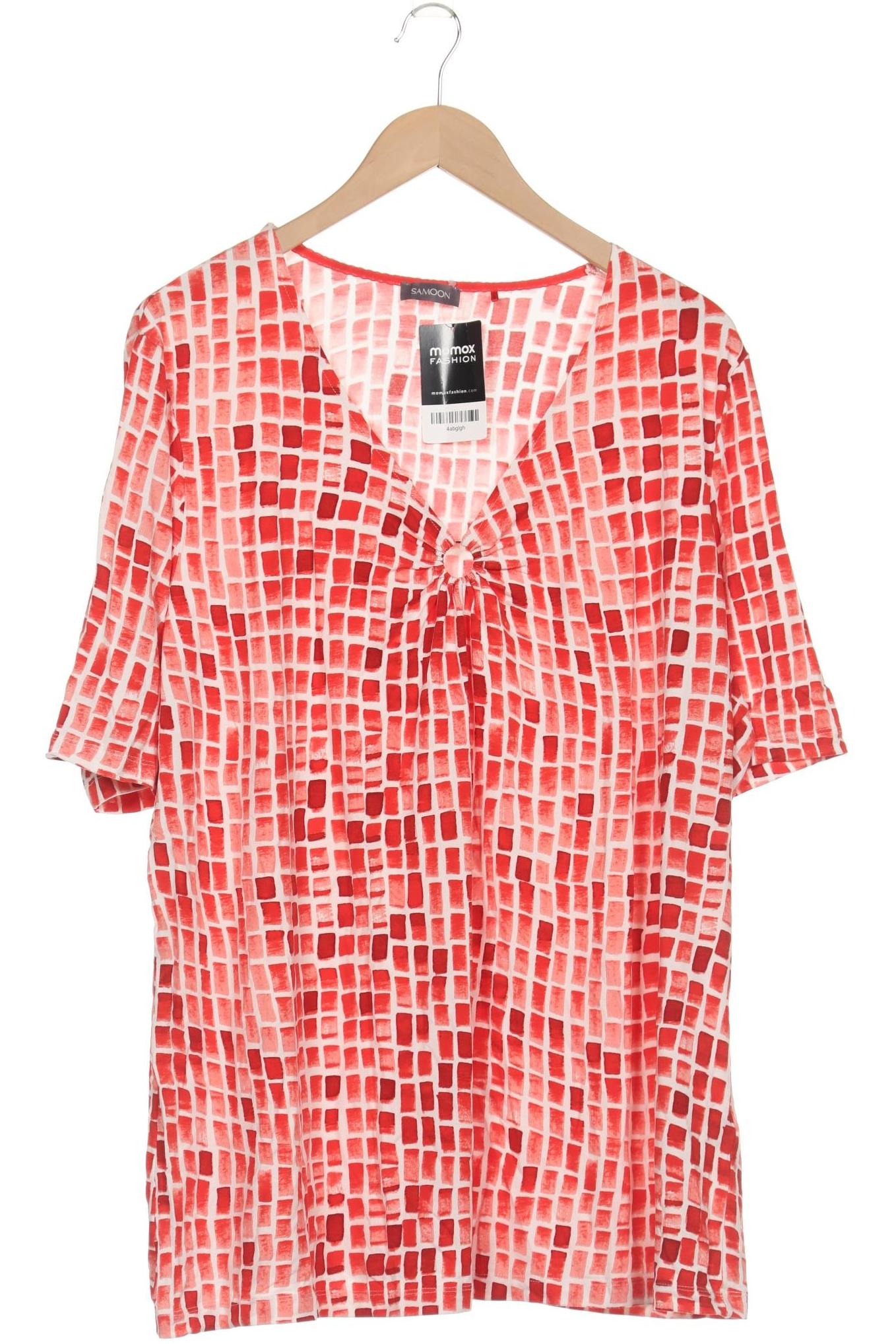 

Samoon by Gerry Weber Damen T-Shirt, rot, Gr. 52