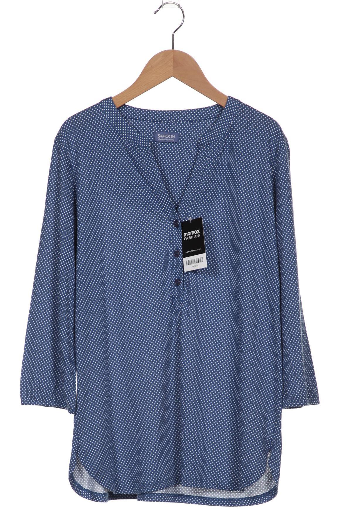 

SAMOON by Gerry Weber Damen Langarmshirt, blau