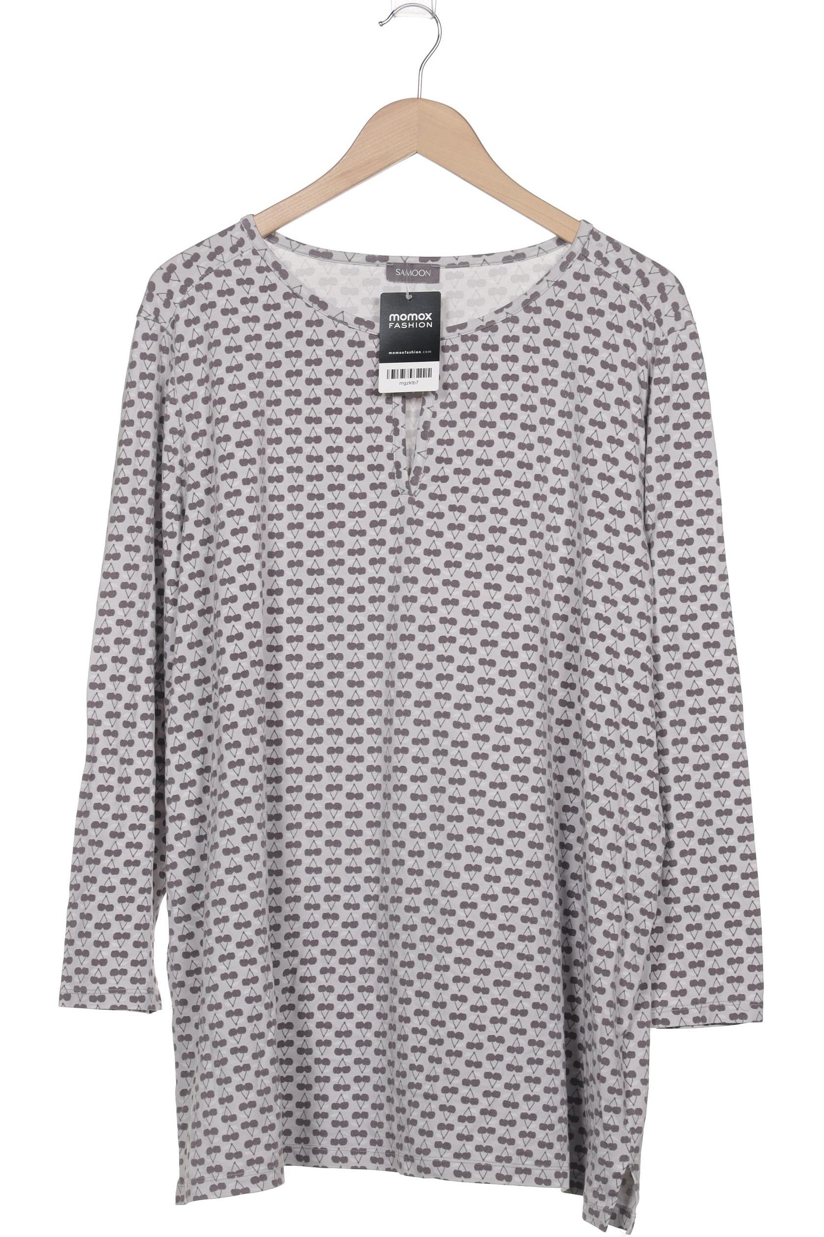 

Samoon by Gerry Weber Damen Langarmshirt, grau, Gr. 50