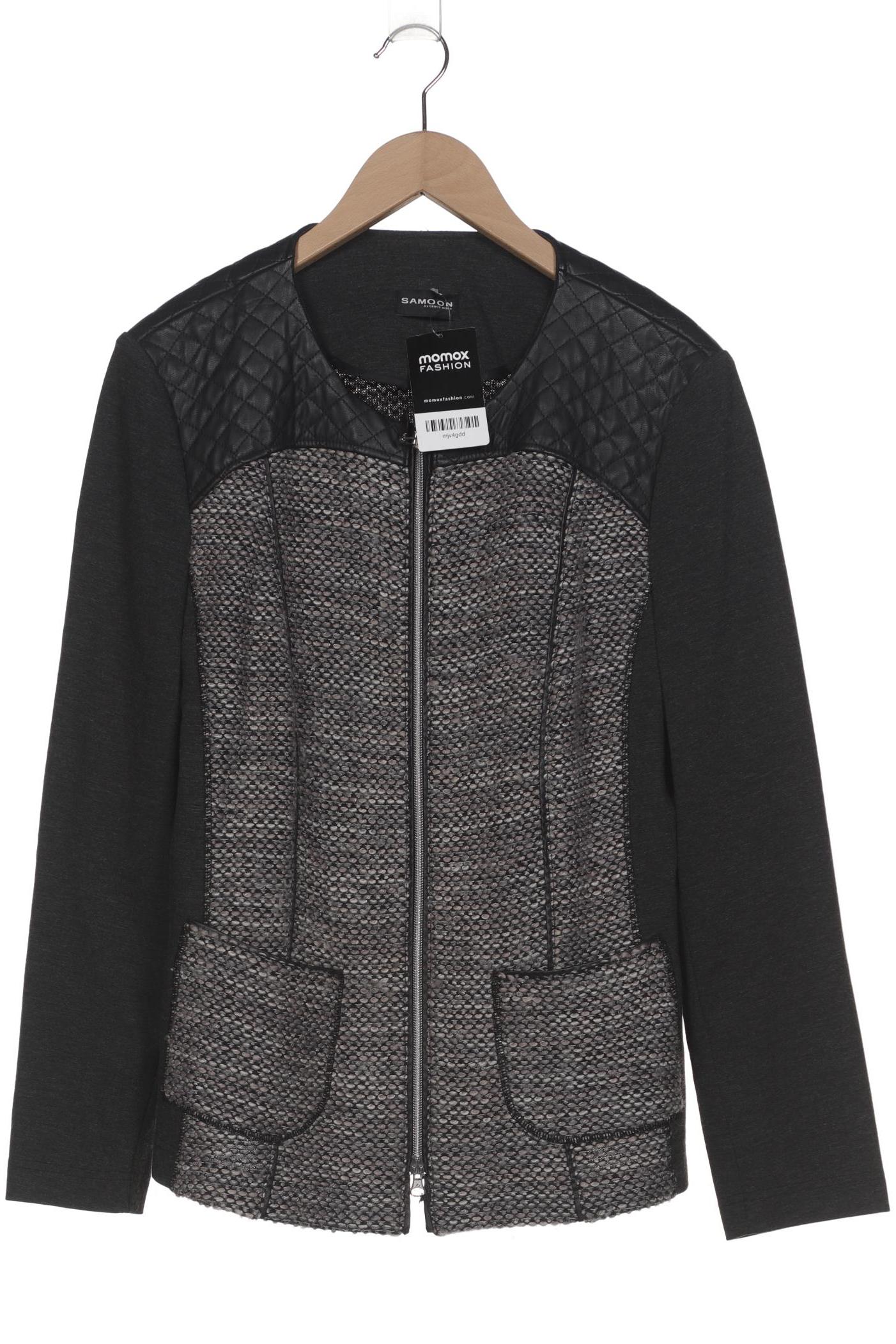 

Samoon by Gerry Weber Damen Strickjacke, grau, Gr. 42