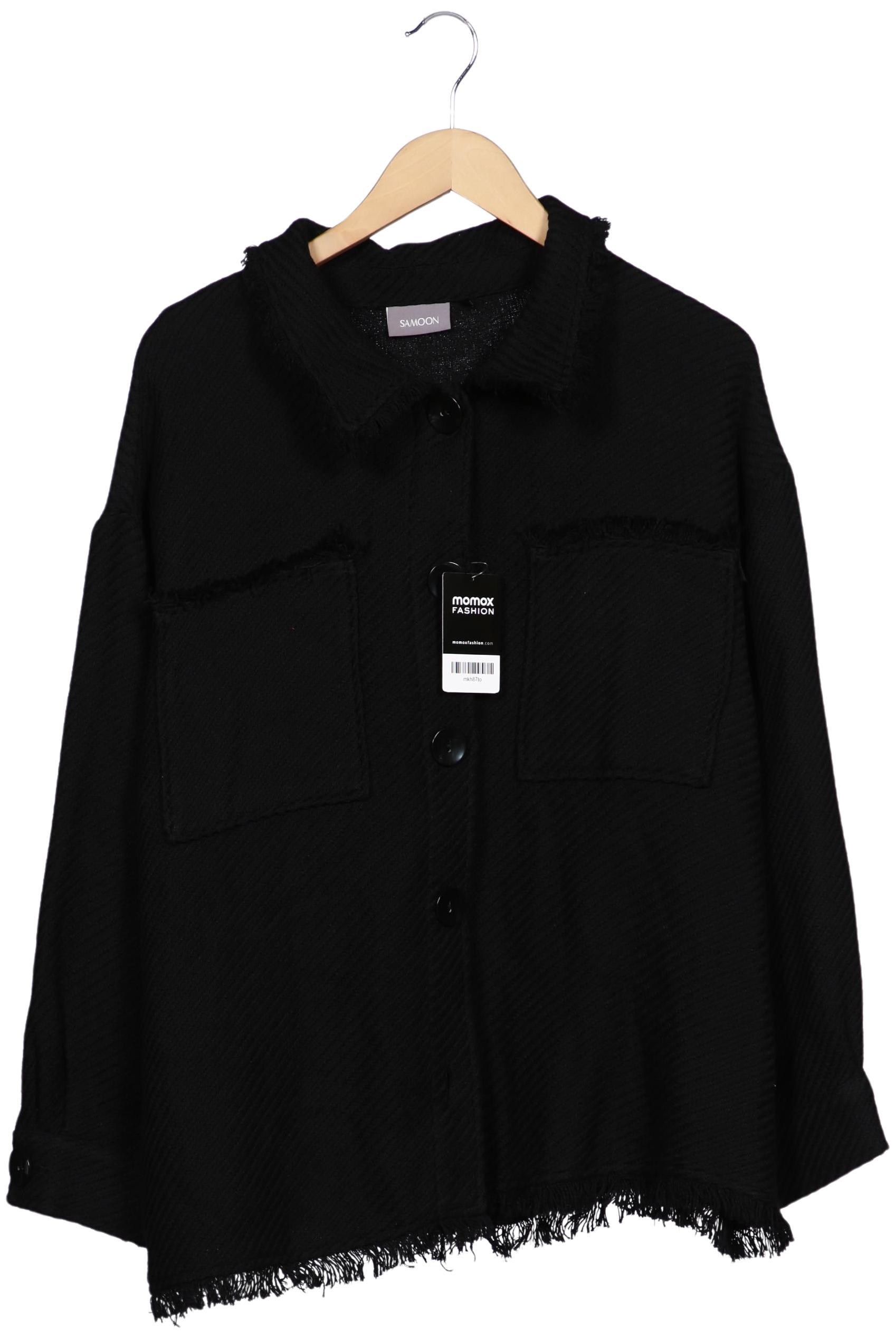 

Samoon by Gerry Weber Damen Strickjacke, schwarz, Gr. 48