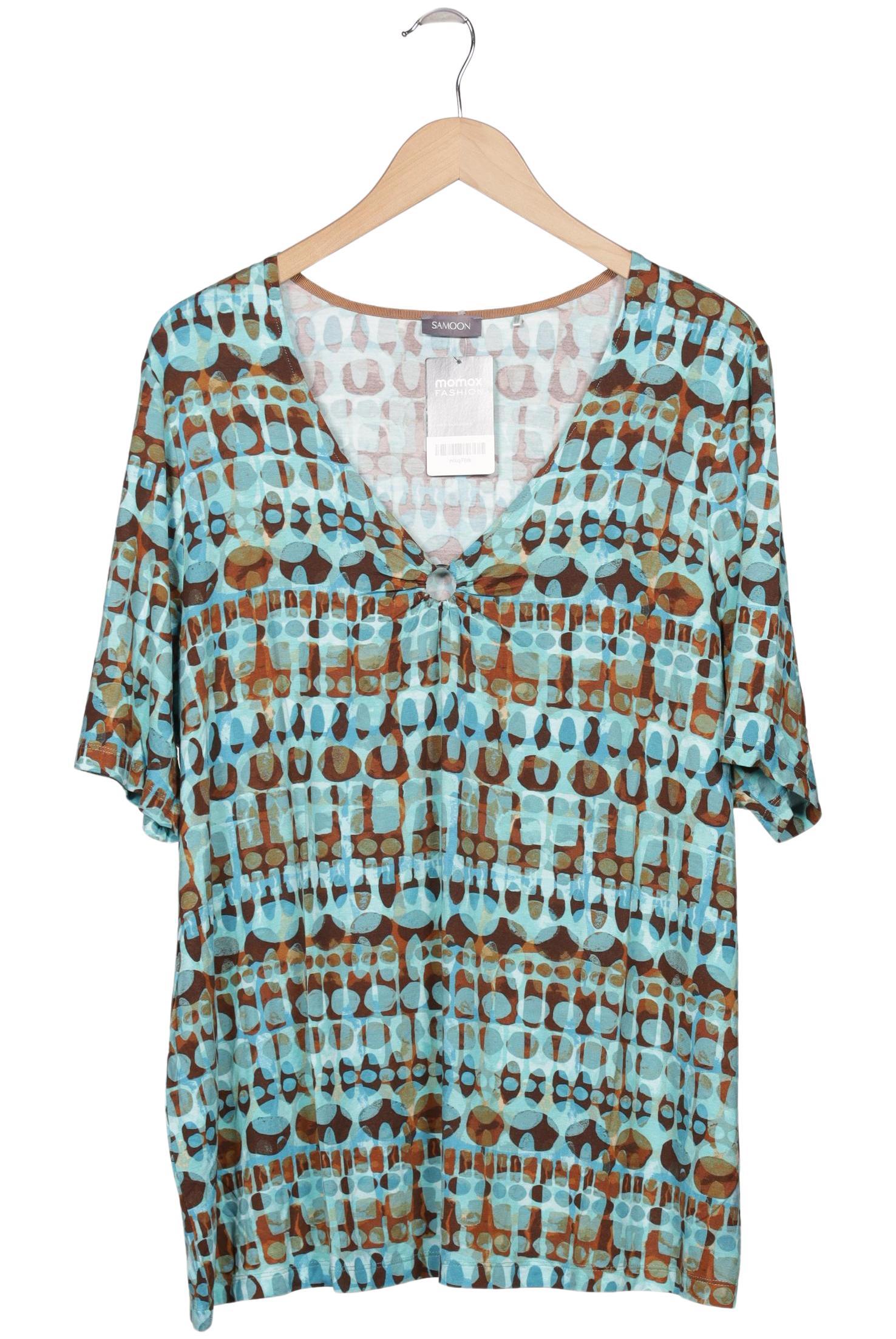 

Samoon by Gerry Weber Damen T-Shirt, mehrfarbig, Gr. 50