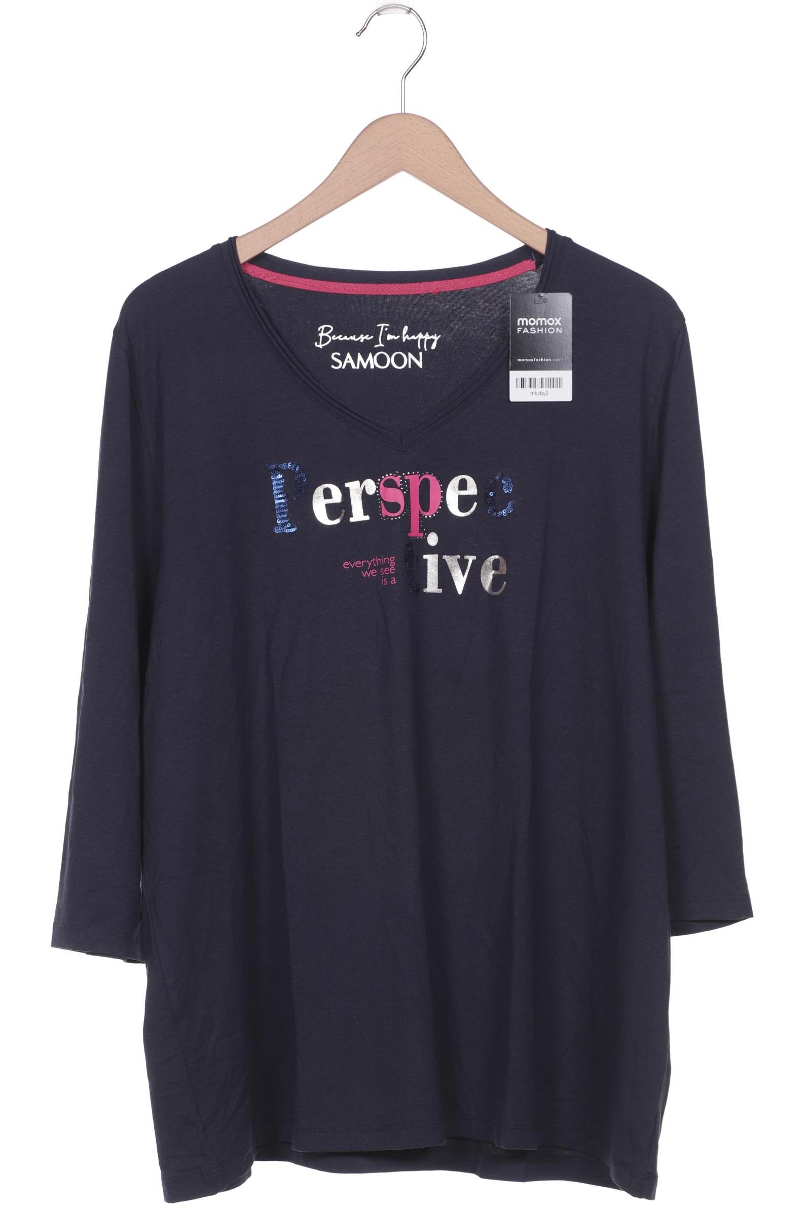 

SAMOON by Gerry Weber Damen Langarmshirt, marineblau