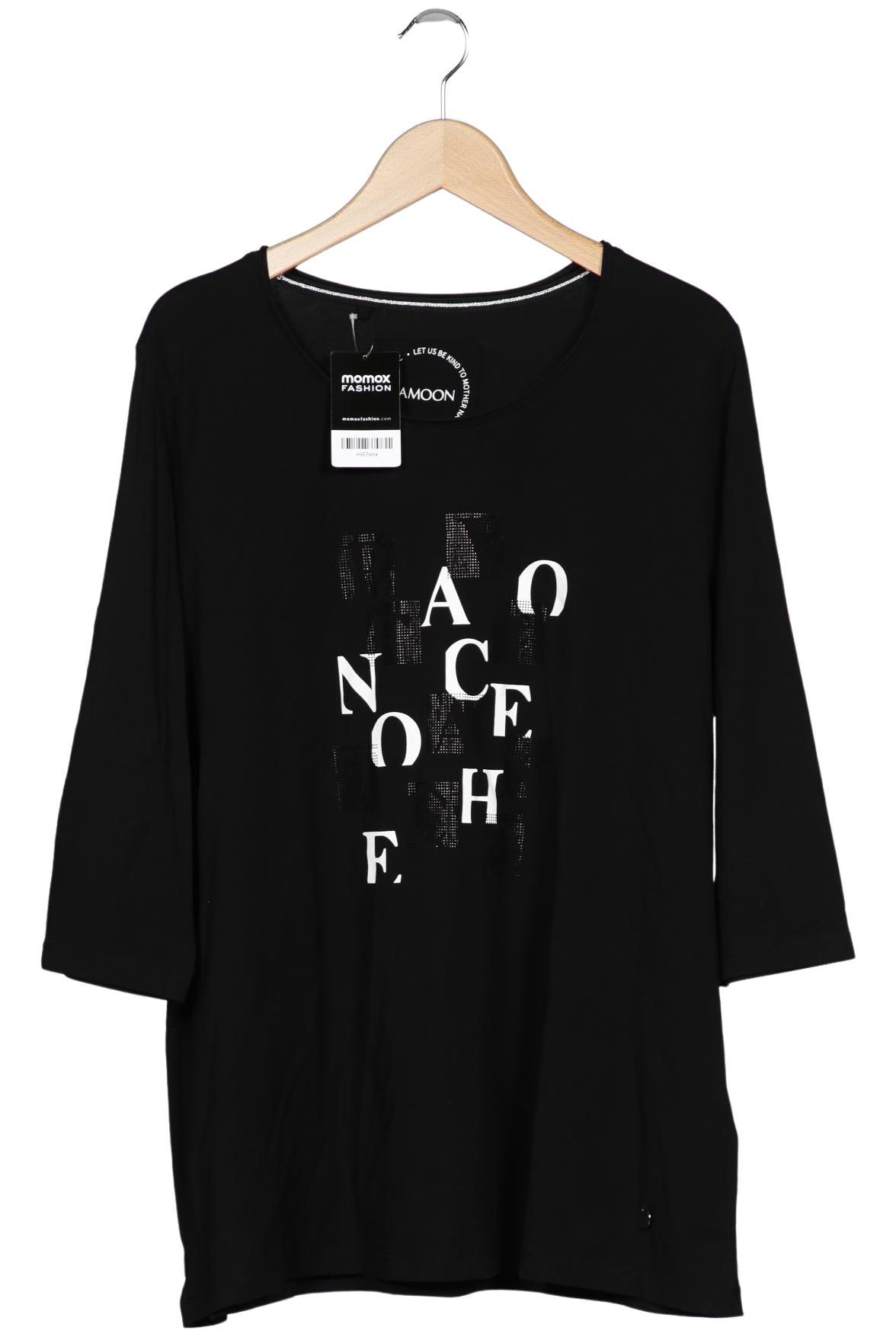 

Samoon by Gerry Weber Damen Langarmshirt, schwarz, Gr. 48