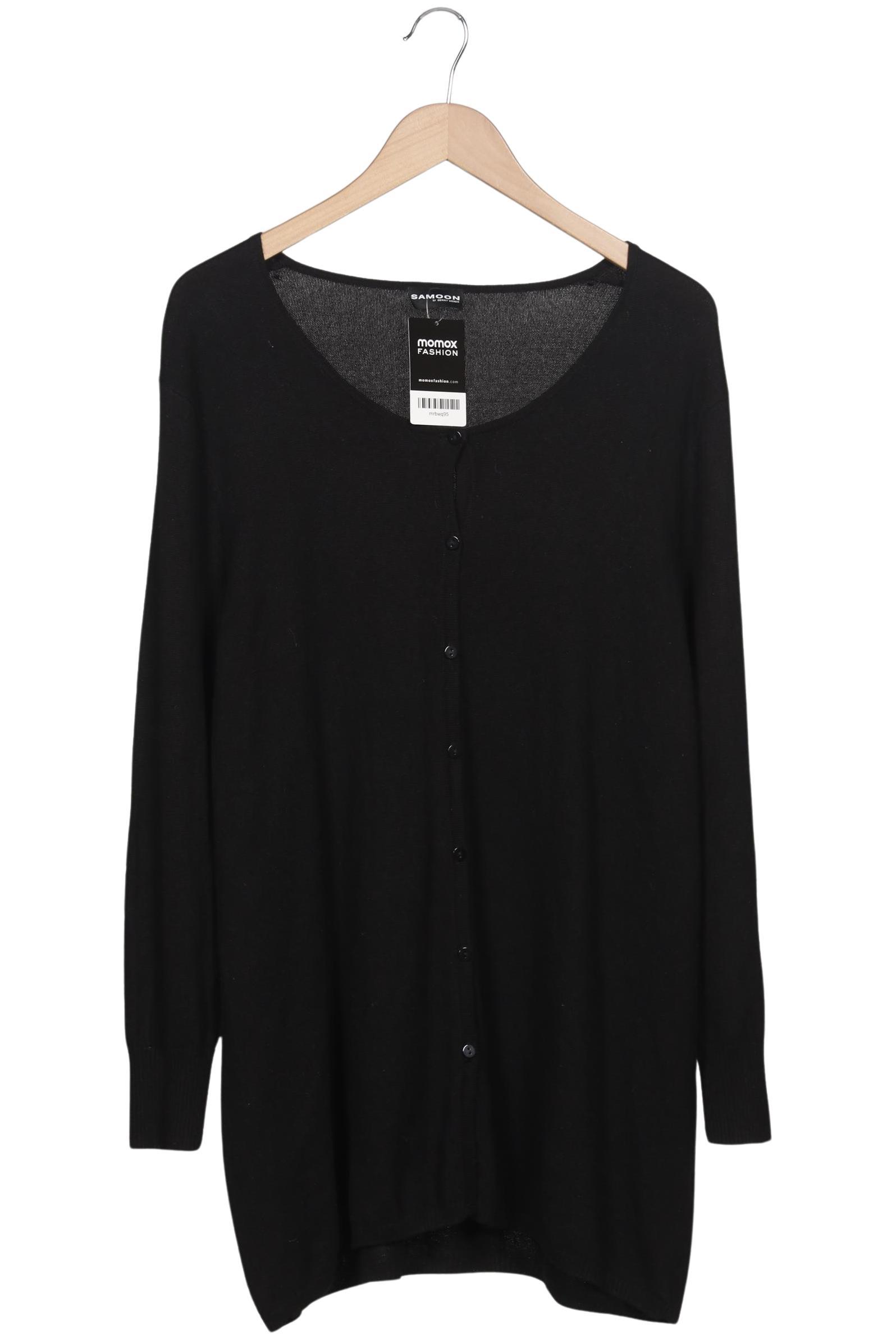 

Samoon by Gerry Weber Damen Strickjacke, schwarz, Gr. 50