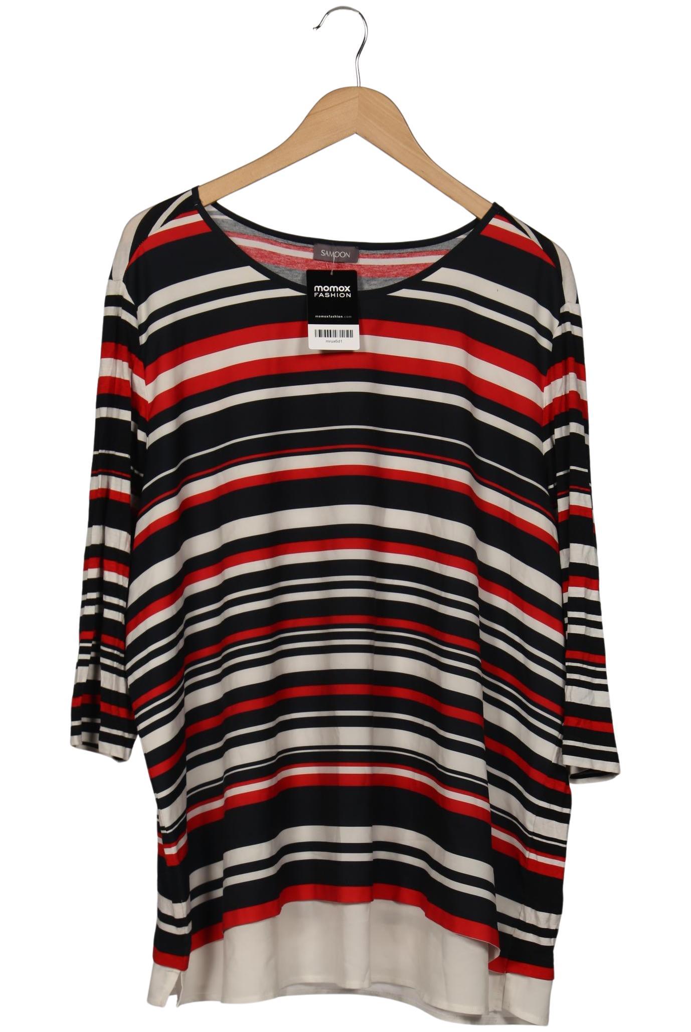 Thumbnail - Samoon by Gerry Weber Damen Langarmshirt, mehrfarbig, Gr. 52