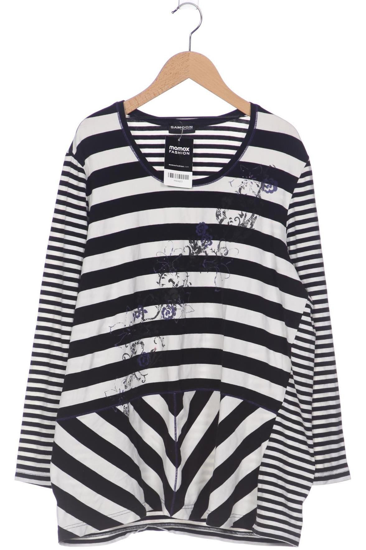 

Samoon by Gerry Weber Damen Langarmshirt, schwarz, Gr. 46