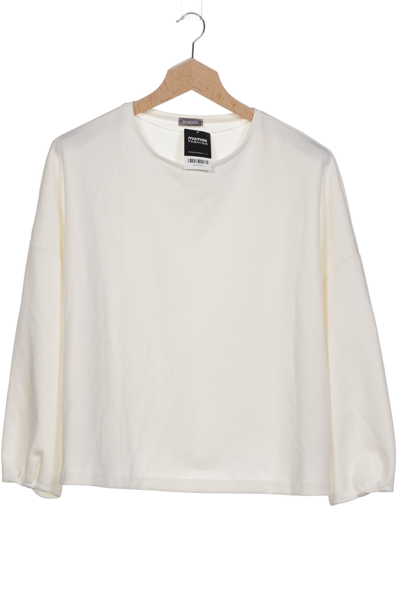 

Samoon by Gerry Weber Damen Sweatshirt, weiß, Gr. 52