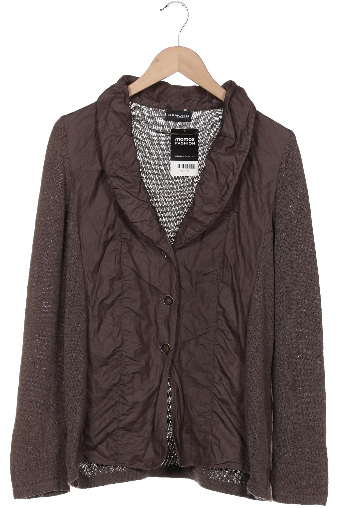 

Samoon by Gerry Weber Damen Strickjacke, braun, Gr. 46
