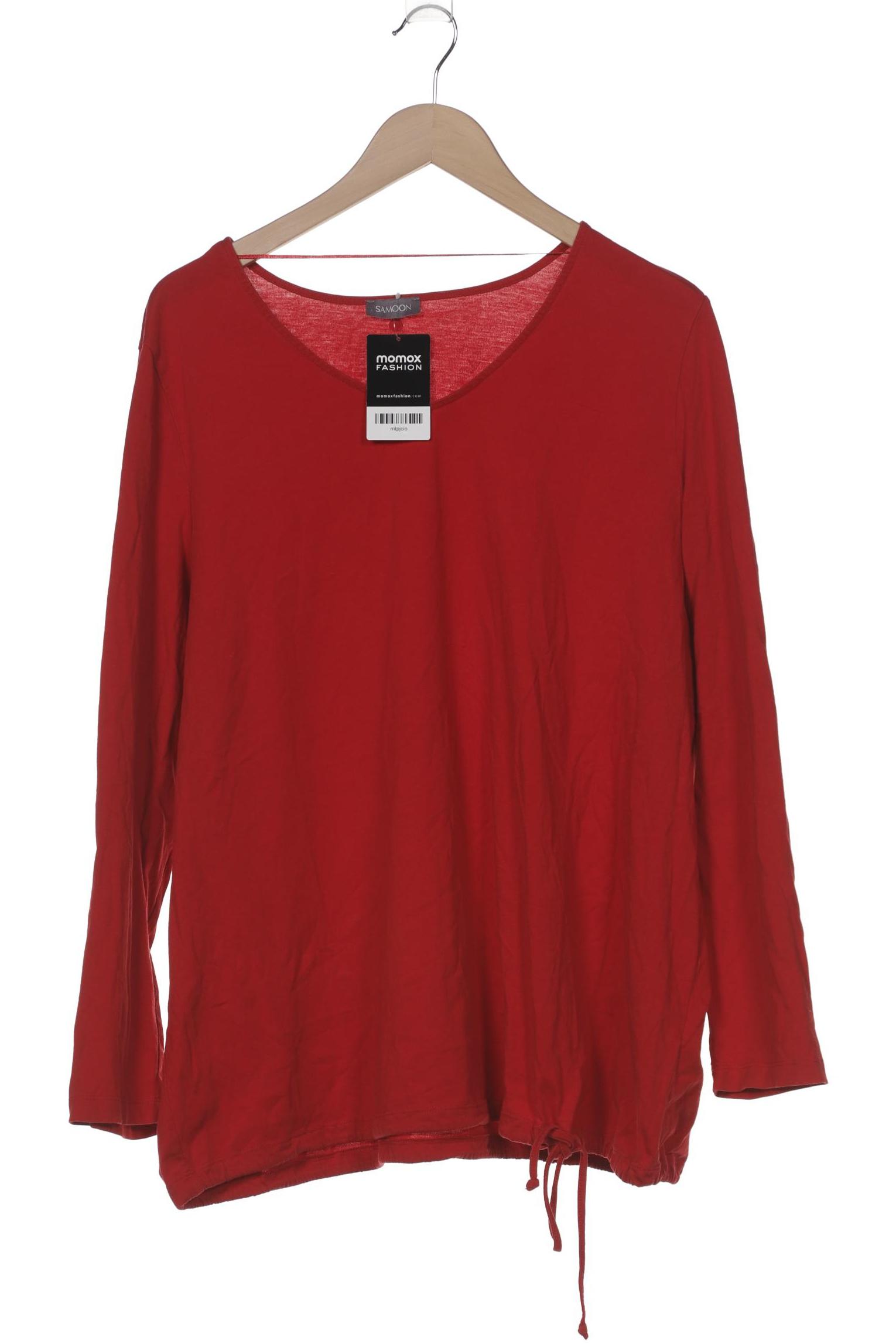 

Samoon by Gerry Weber Damen Langarmshirt, rot, Gr. 50