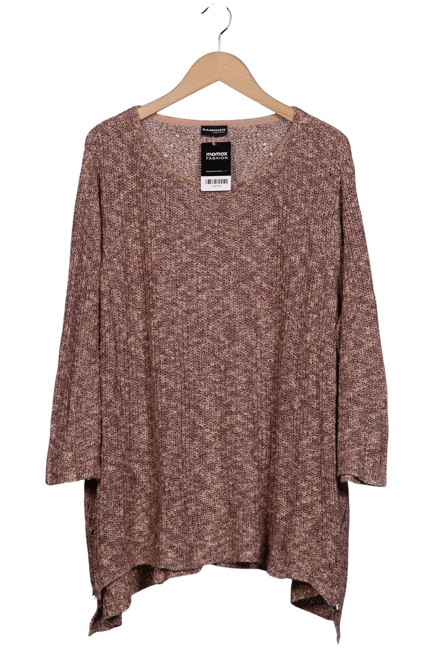

Samoon by Gerry Weber Damen Pullover, braun, Gr. 52