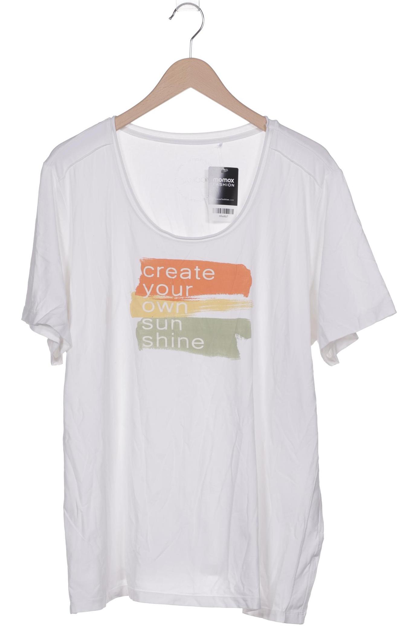 

Samoon by Gerry Weber Damen T-Shirt, weiß, Gr. 48