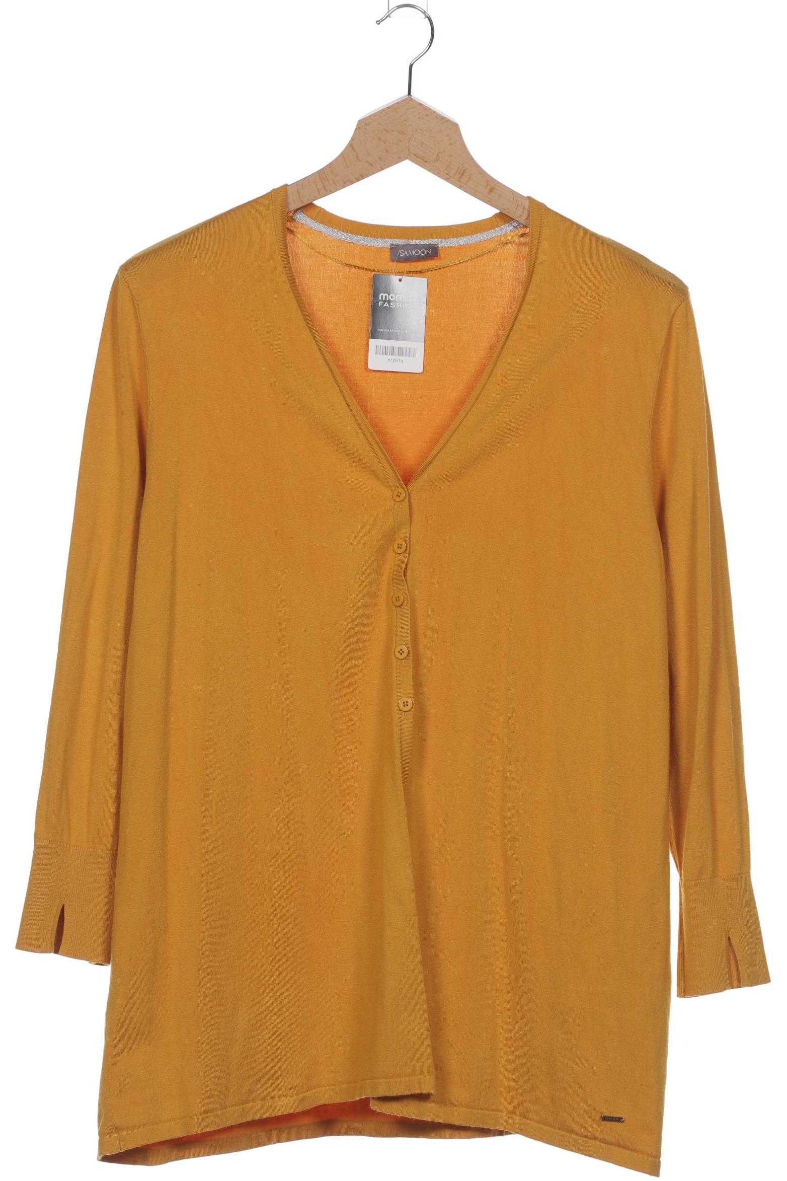 

Samoon by Gerry Weber Damen Strickjacke, orange, Gr. 52