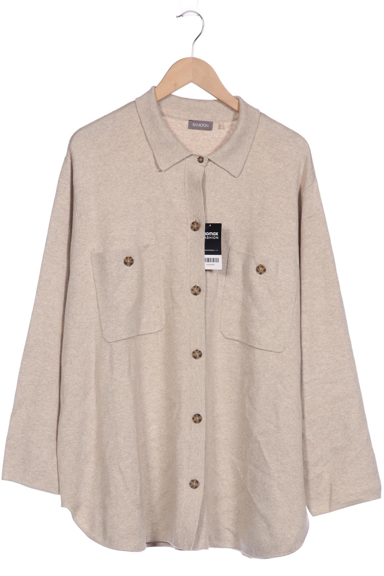 

Samoon by Gerry Weber Damen Strickjacke, beige, Gr. 52