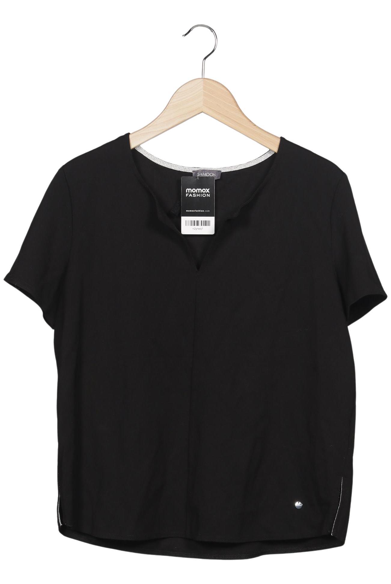 

Samoon by Gerry Weber Damen T-Shirt, schwarz, Gr. 44