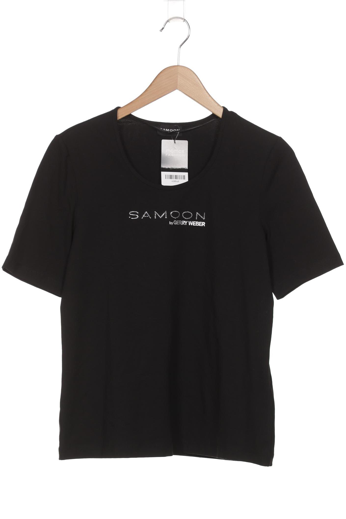 

Samoon by Gerry Weber Damen T-Shirt, schwarz, Gr. 40