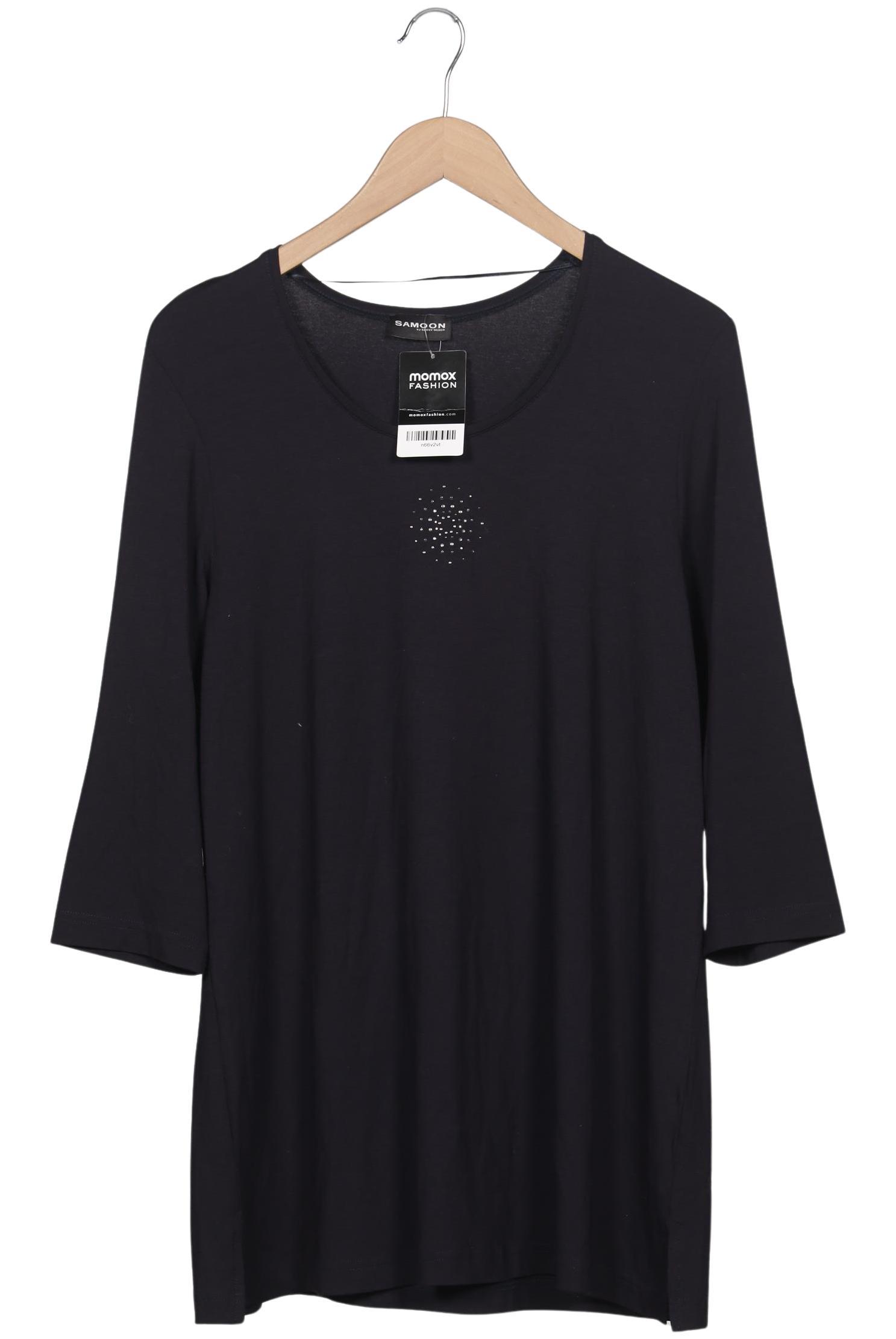 

Samoon by Gerry Weber Damen Langarmshirt, marineblau, Gr. 46