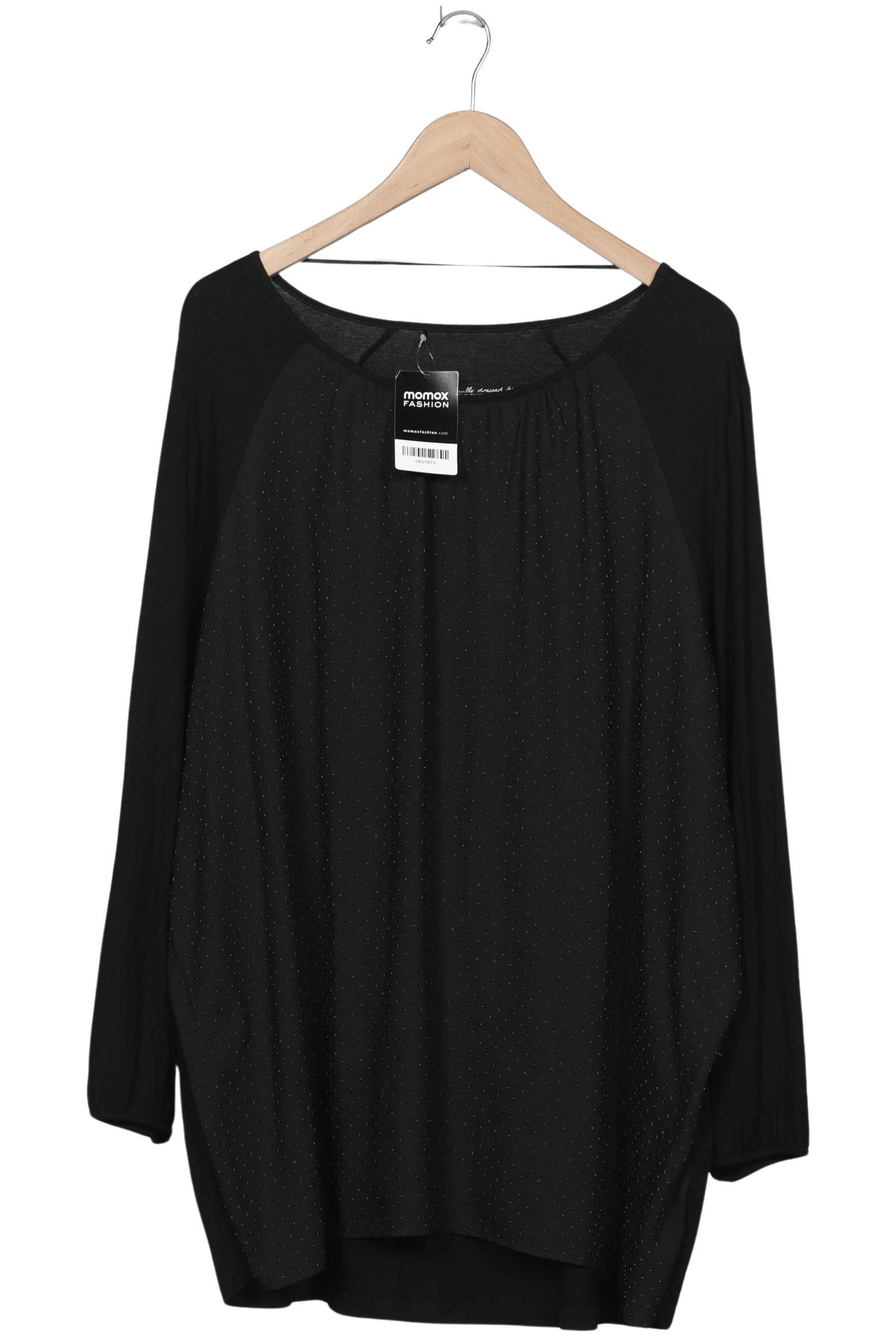 

Samoon by Gerry Weber Damen Langarmshirt, schwarz, Gr. 52