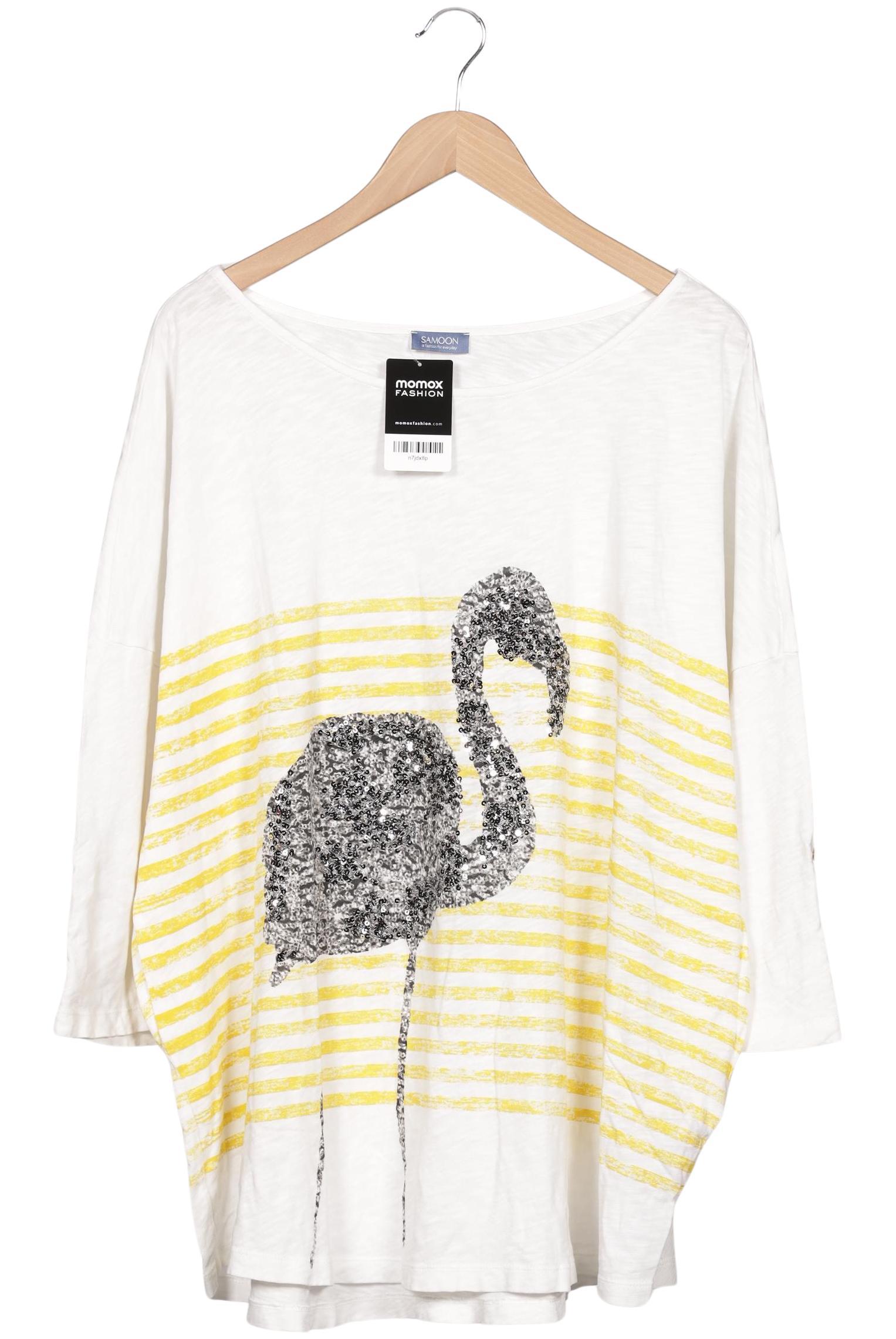 

Samoon by Gerry Weber Damen T-Shirt, weiß, Gr. 48