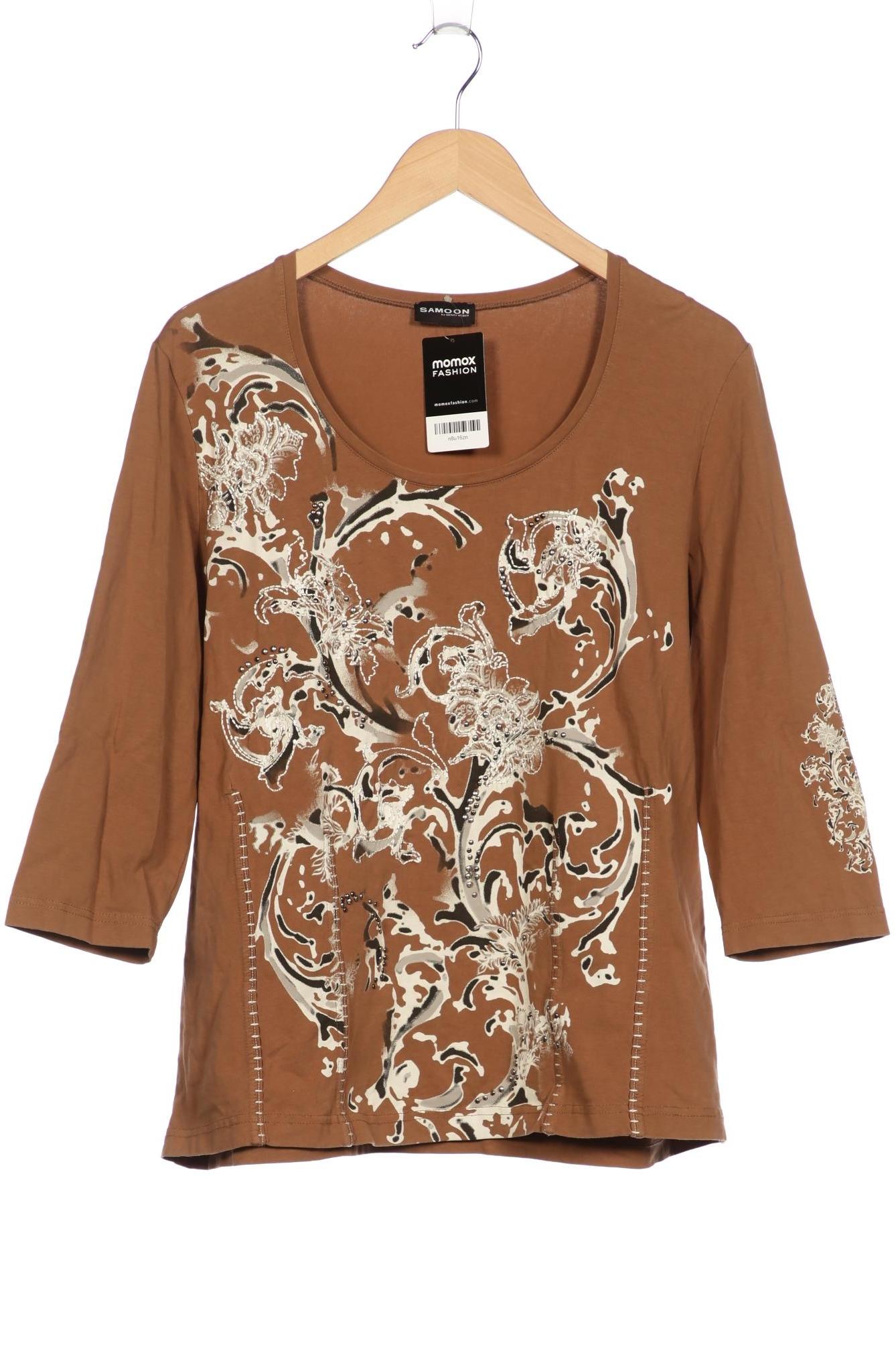 

Samoon by Gerry Weber Damen Langarmshirt, braun, Gr. 46