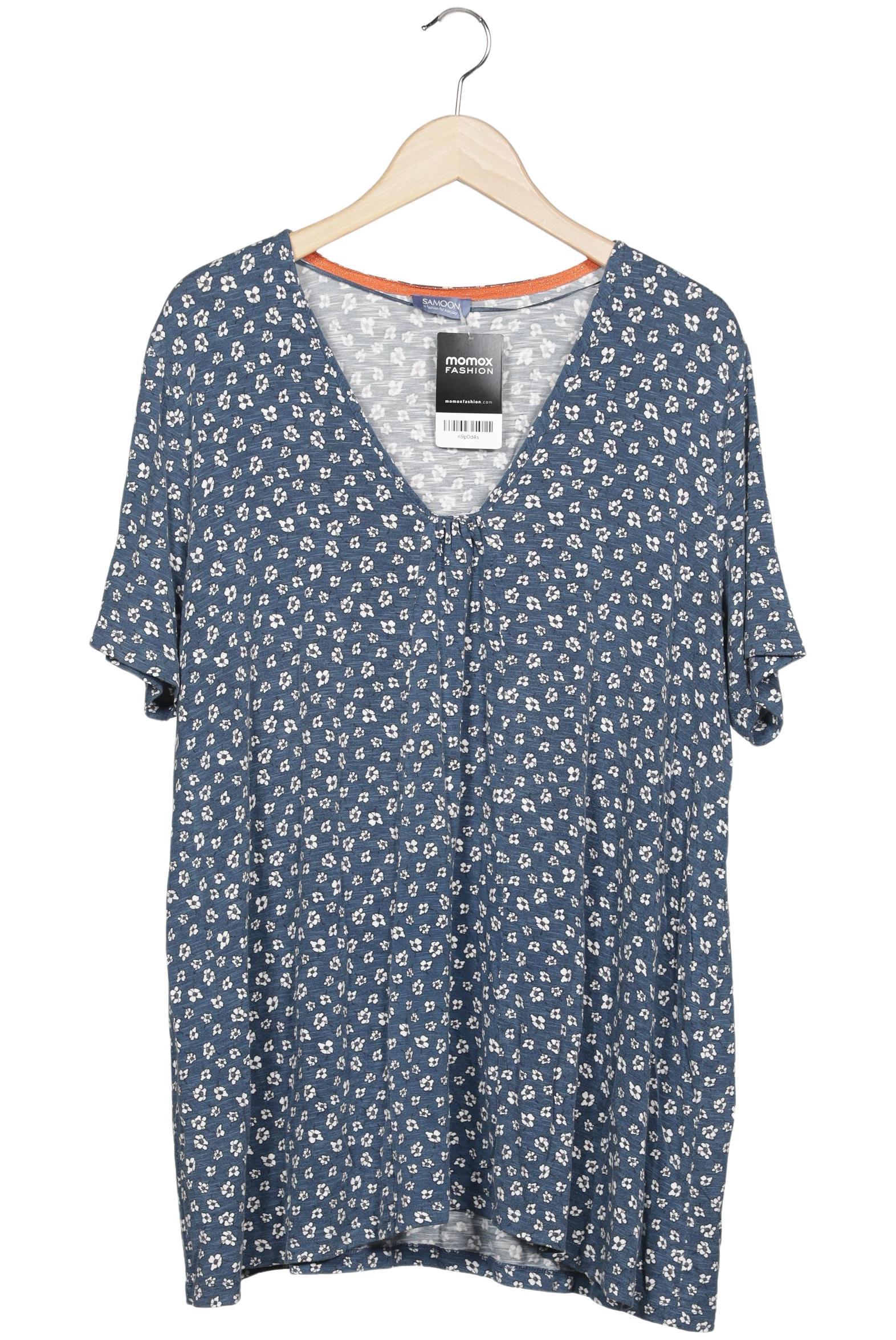 

Samoon by Gerry Weber Damen T-Shirt, blau, Gr. 46