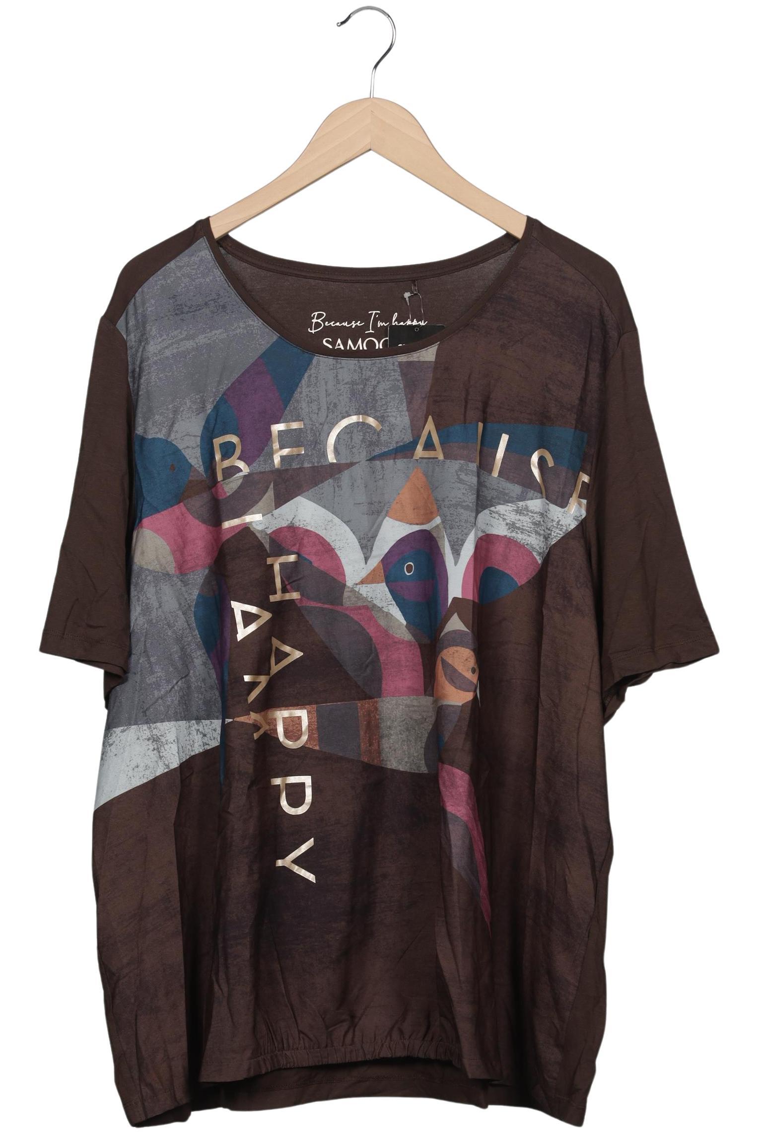 

Samoon by Gerry Weber Damen T-Shirt, braun, Gr. 52