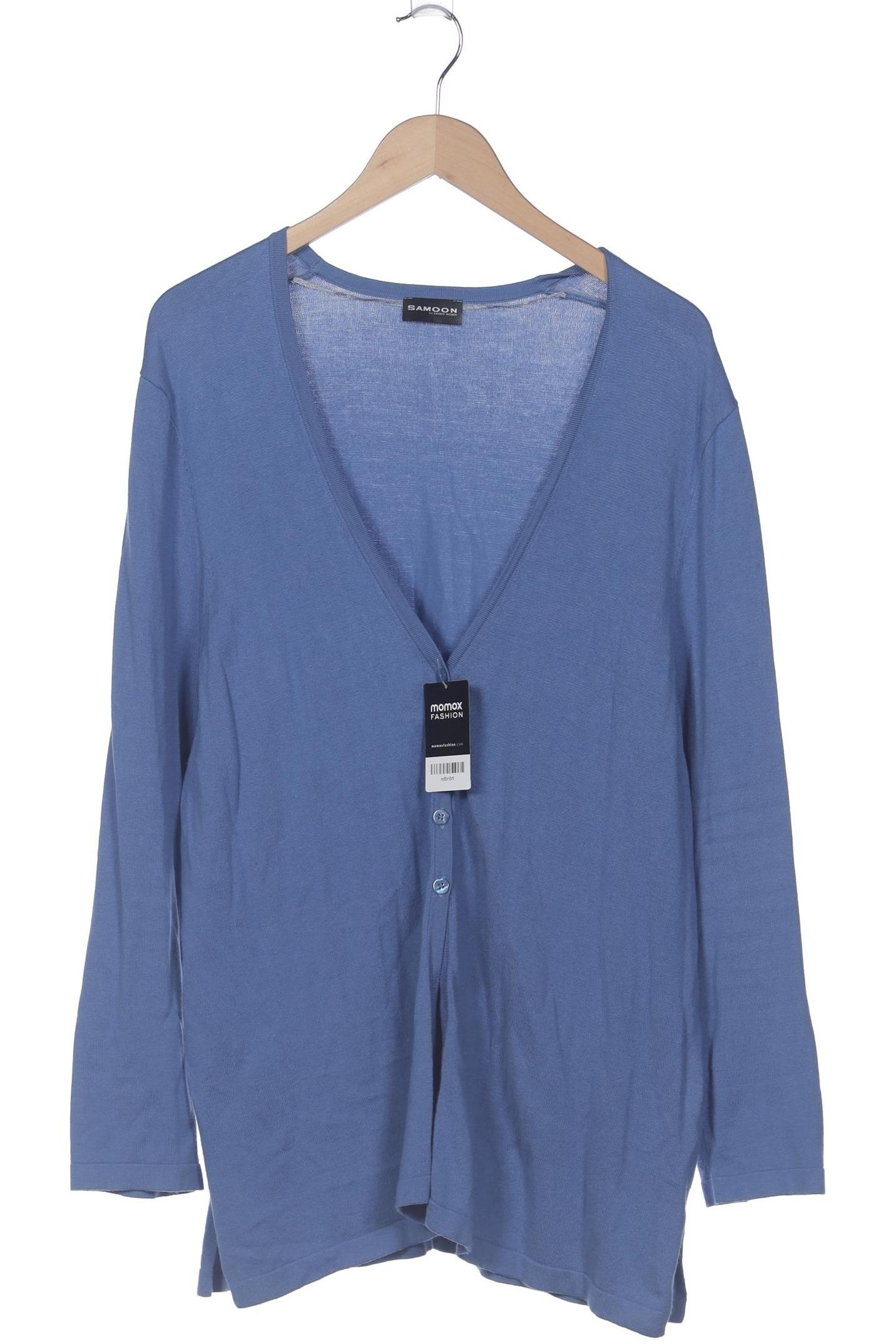 

Samoon by Gerry Weber Damen Strickjacke, blau, Gr. 50