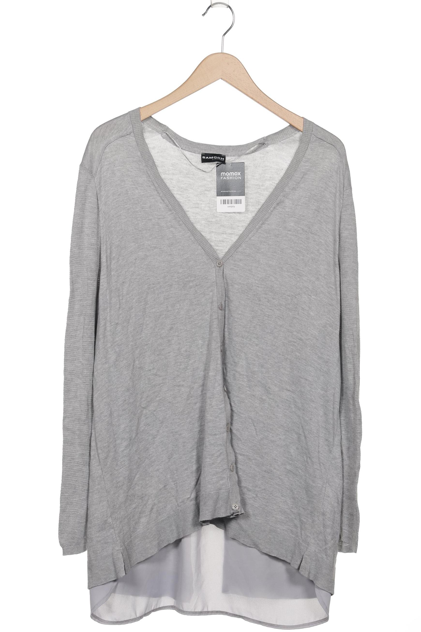 

Samoon by Gerry Weber Damen Strickjacke, grau, Gr. 48