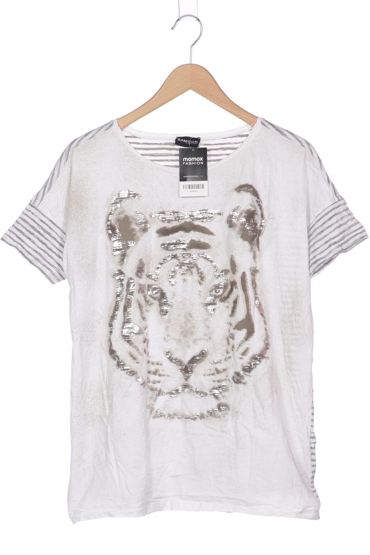 

Samoon by Gerry Weber Damen T-Shirt, weiß, Gr. 44