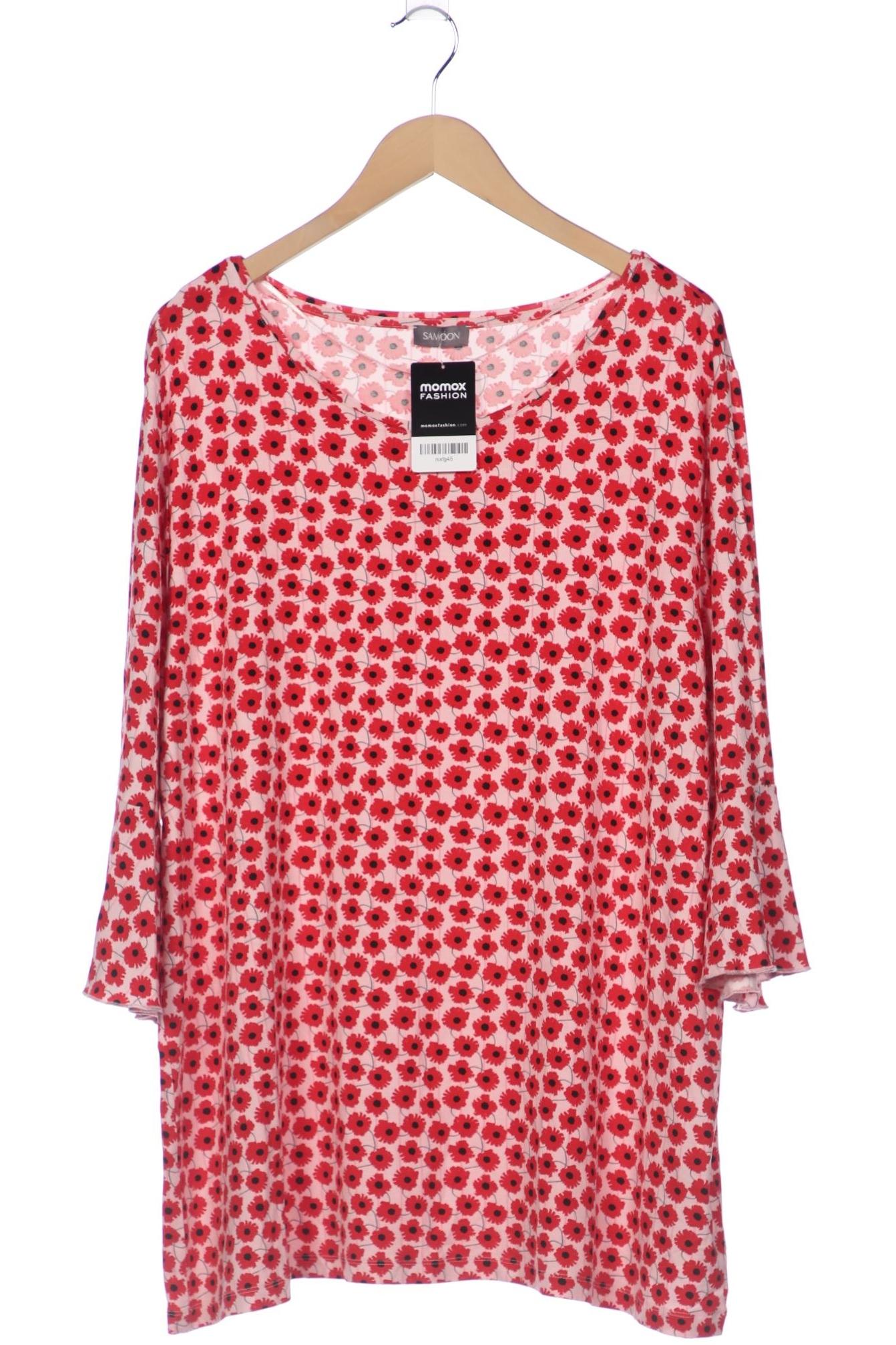 

Samoon by Gerry Weber Damen Langarmshirt, rot, Gr. 52