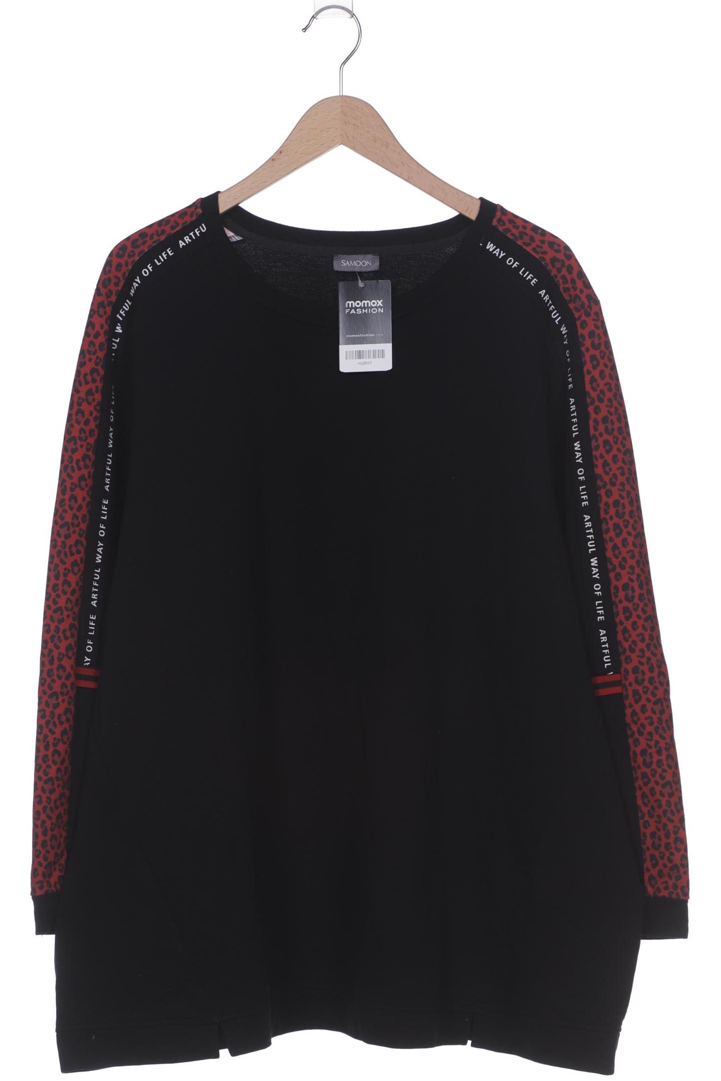 

Samoon by Gerry Weber Damen Sweatshirt, schwarz, Gr. 46