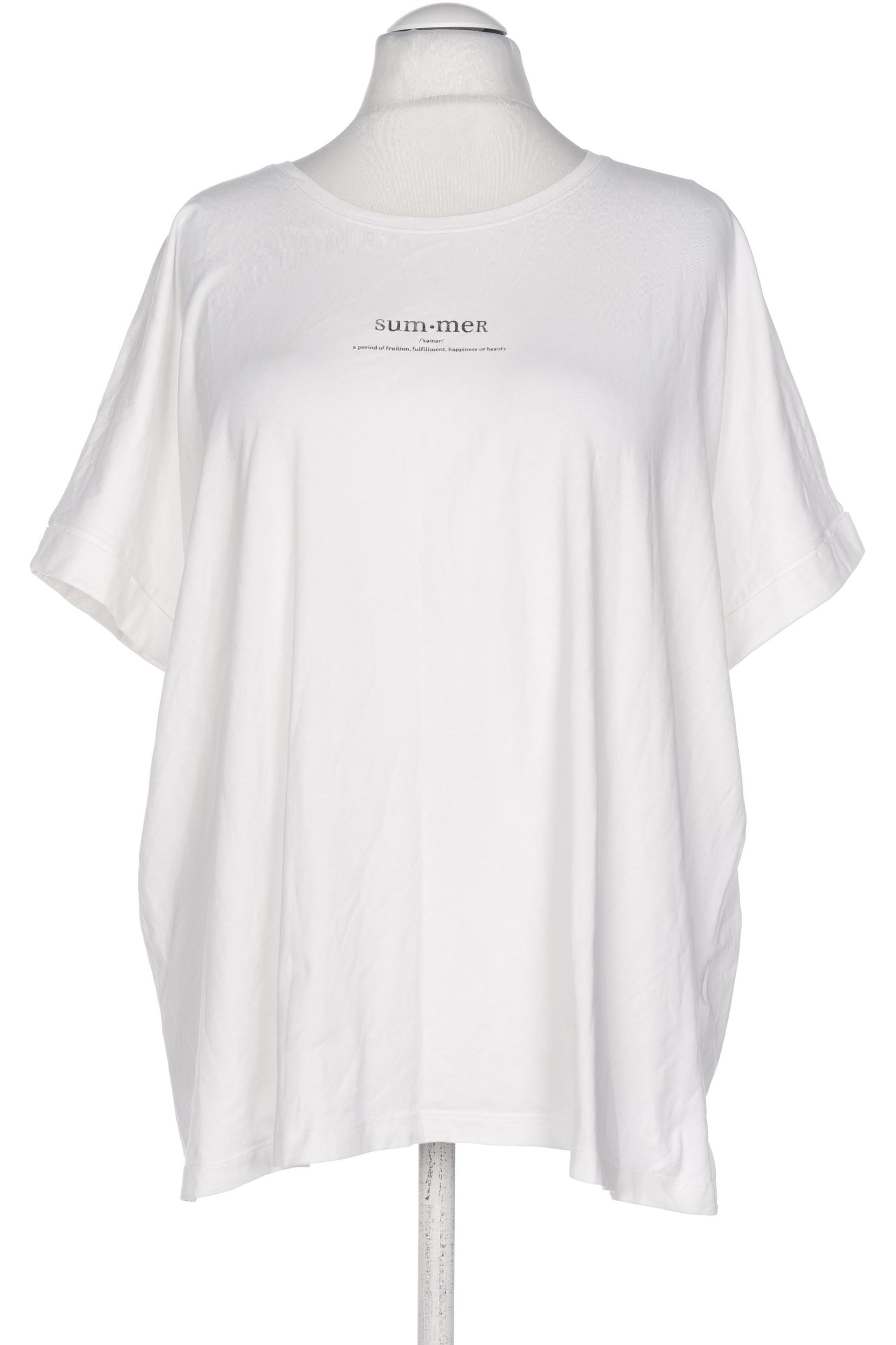 

Samoon by Gerry Weber Damen T-Shirt, weiß, Gr. 52