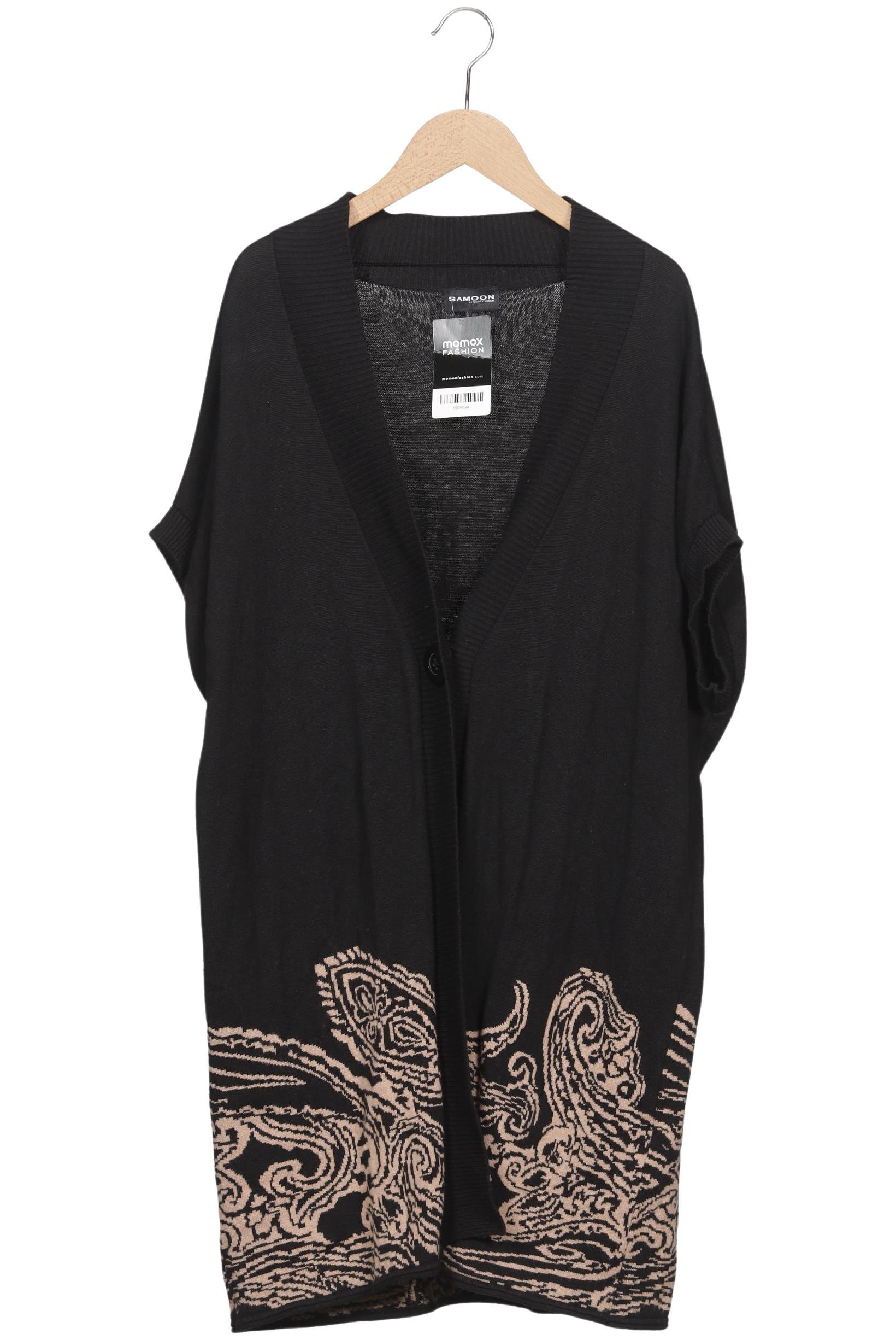 

Samoon by Gerry Weber Damen Strickjacke, schwarz, Gr. 46