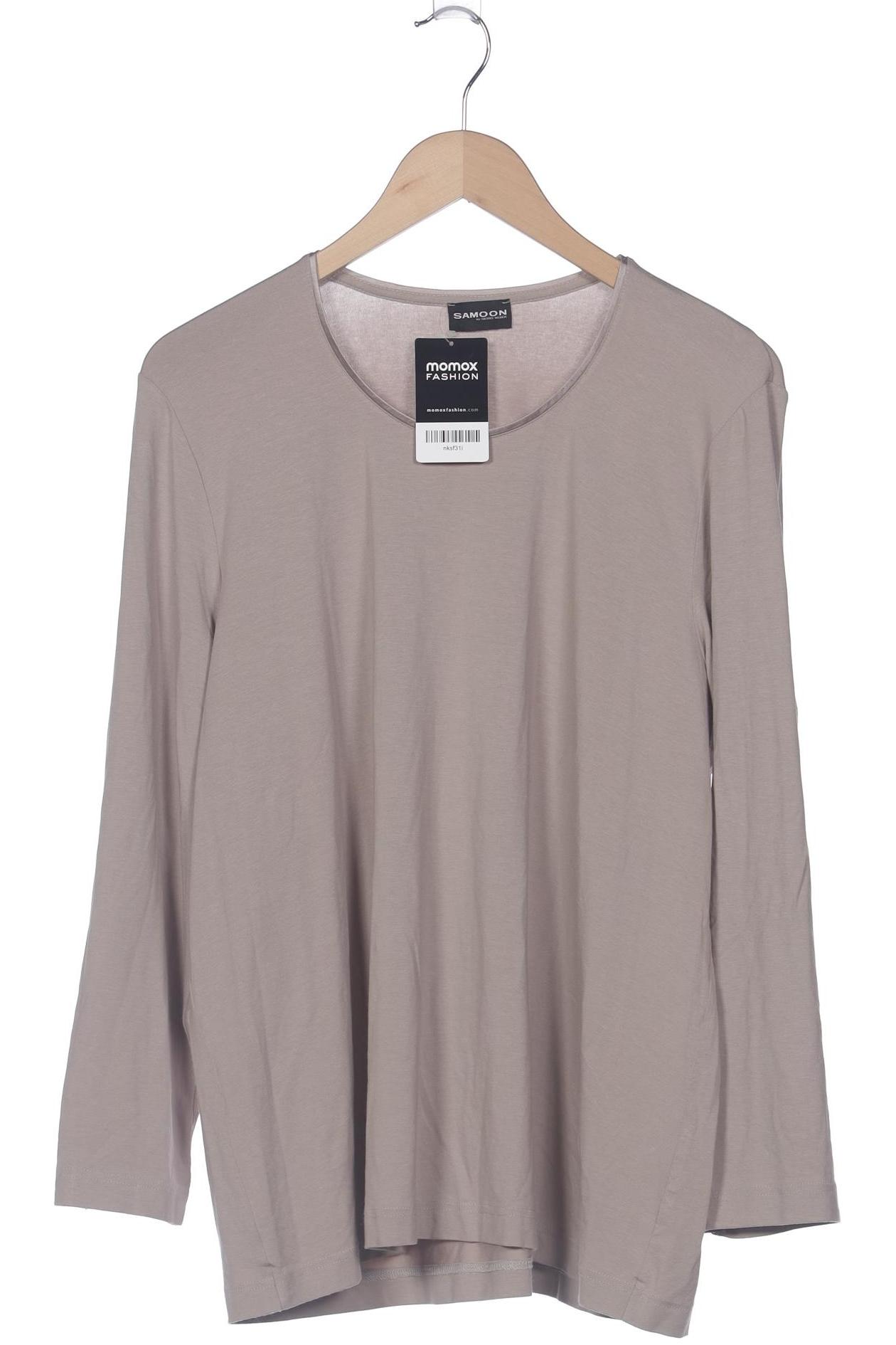 

Samoon by Gerry Weber Damen Langarmshirt, beige, Gr. 46