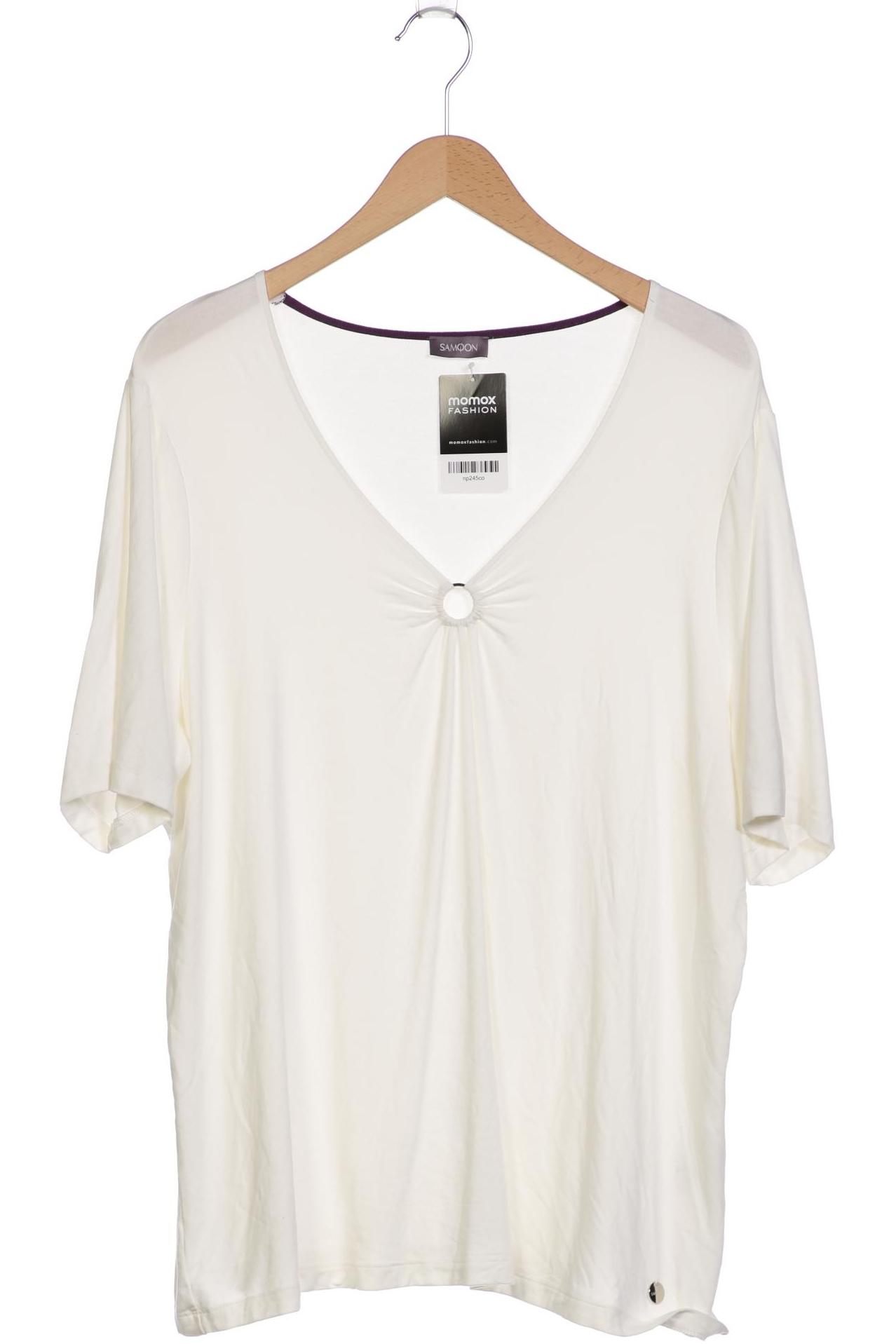 

Samoon by Gerry Weber Damen T-Shirt, cremeweiß, Gr. 50