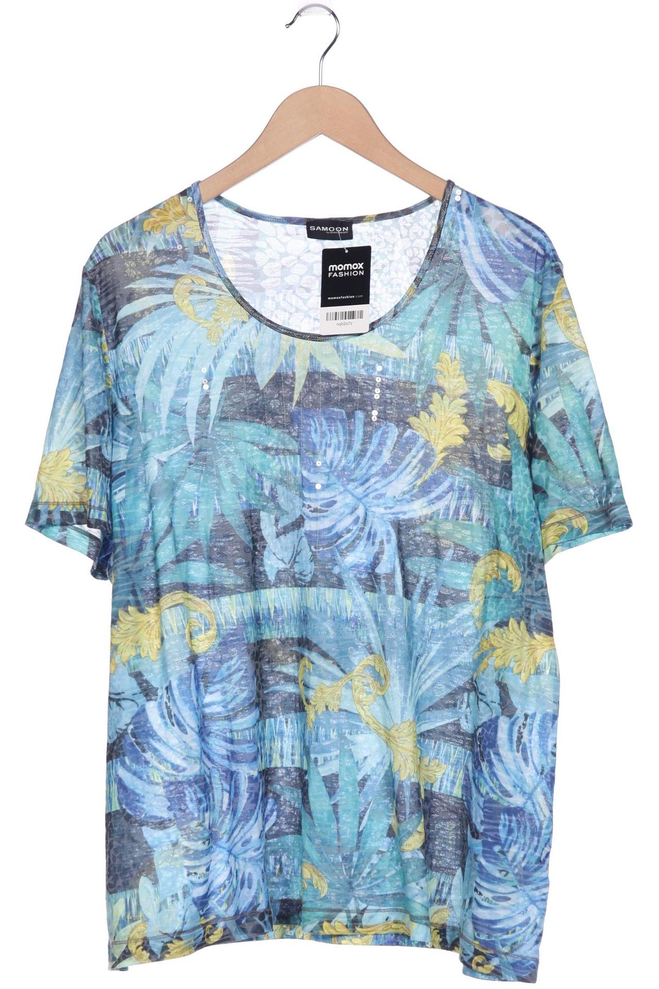 

Samoon by Gerry Weber Damen T-Shirt, blau, Gr. 52