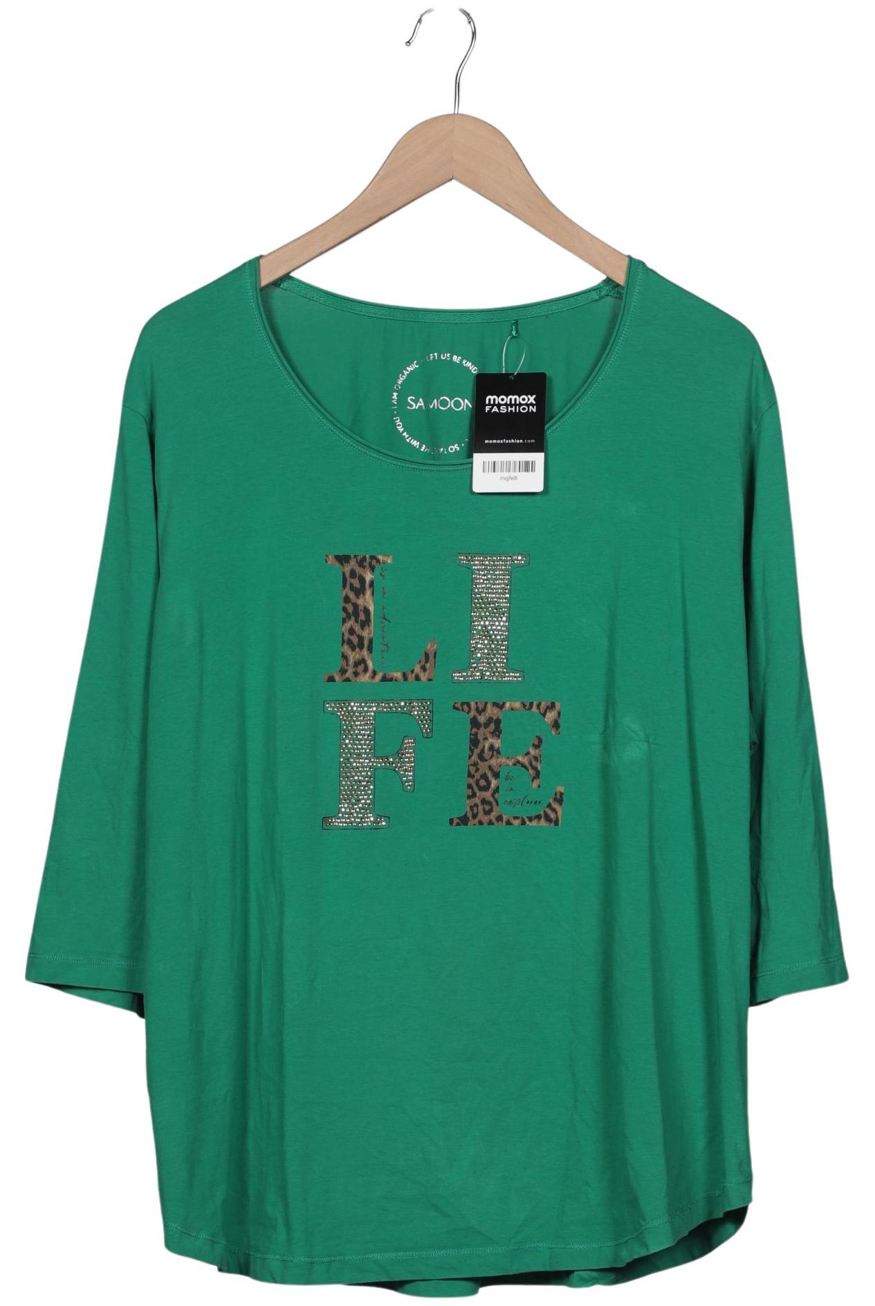 

Samoon by Gerry Weber Damen Langarmshirt, grün, Gr. 48