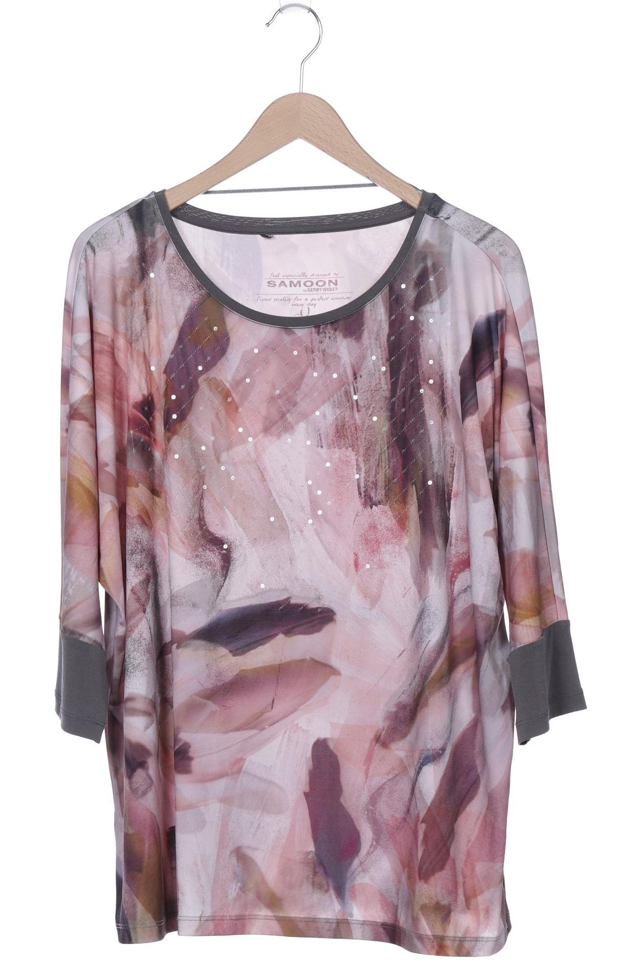

Samoon by Gerry Weber Damen Langarmshirt, mehrfarbig, Gr. 52