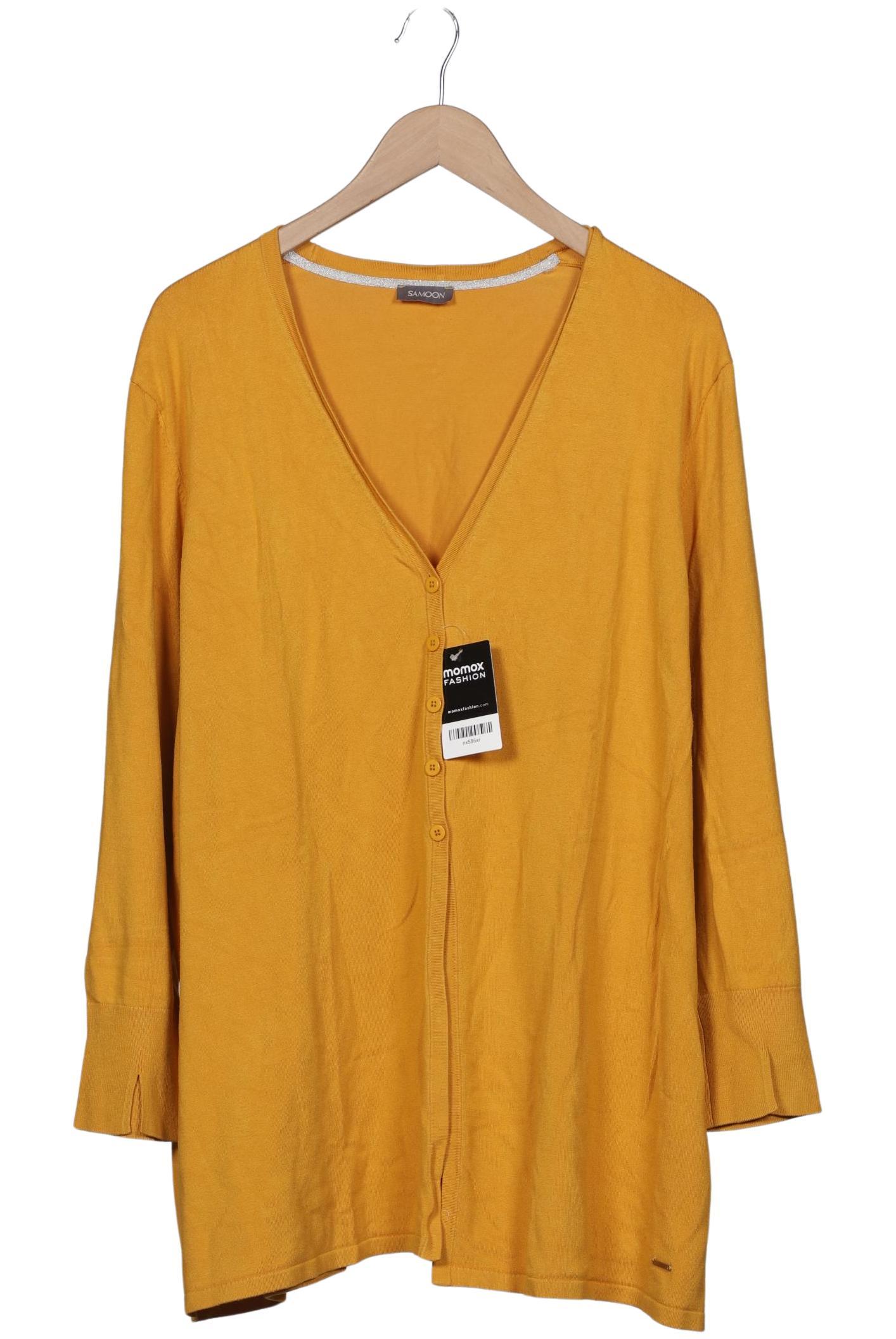 

Samoon by Gerry Weber Damen Strickjacke, gelb, Gr. 52