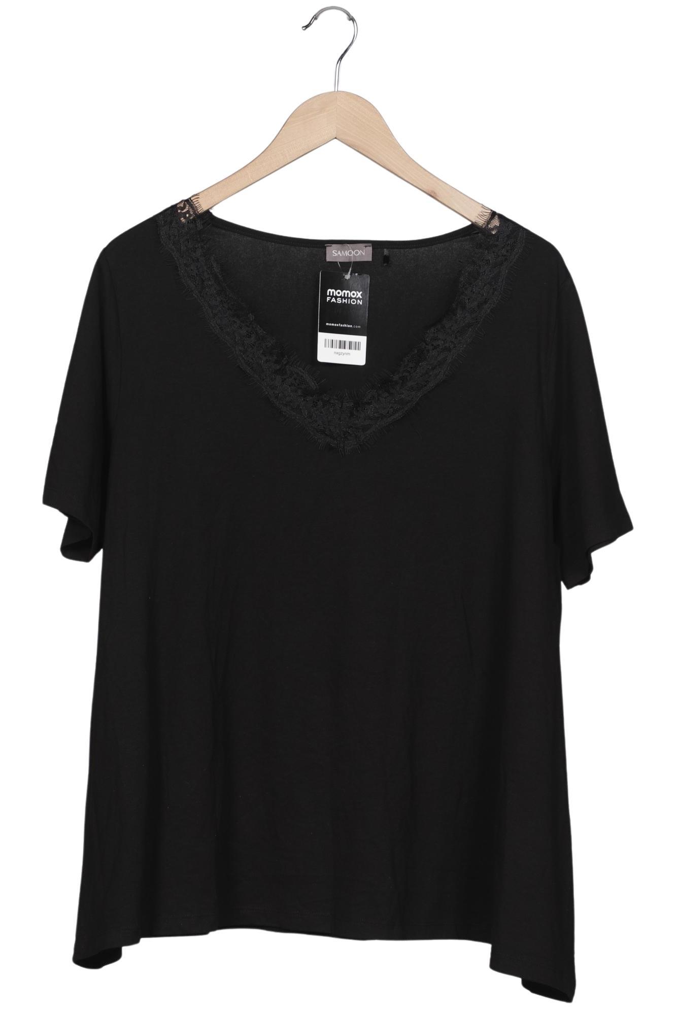

Samoon by Gerry Weber Damen T-Shirt, schwarz, Gr. 46