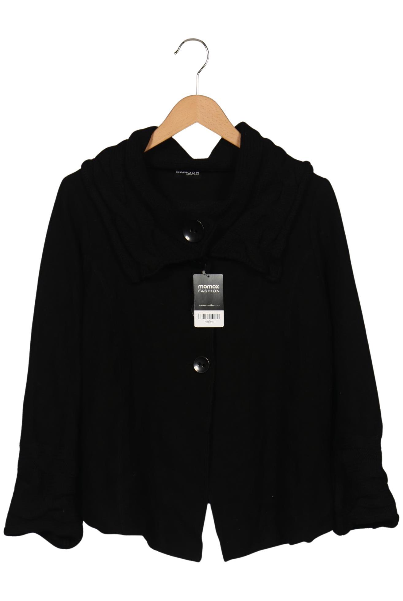 

Samoon by Gerry Weber Damen Strickjacke, schwarz, Gr. 42