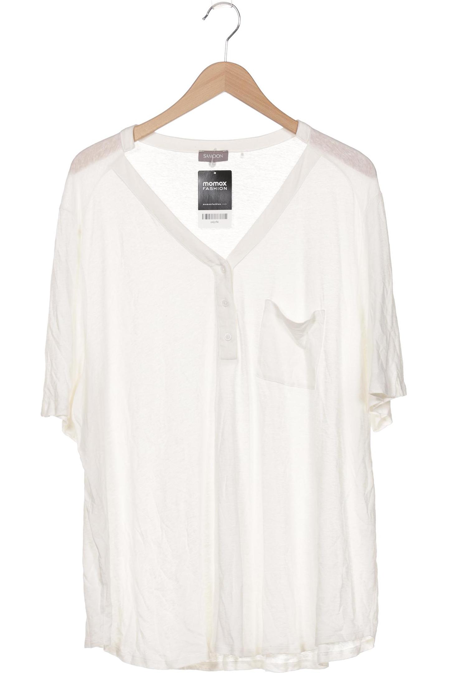

Samoon by Gerry Weber Damen T-Shirt, weiß, Gr. 50