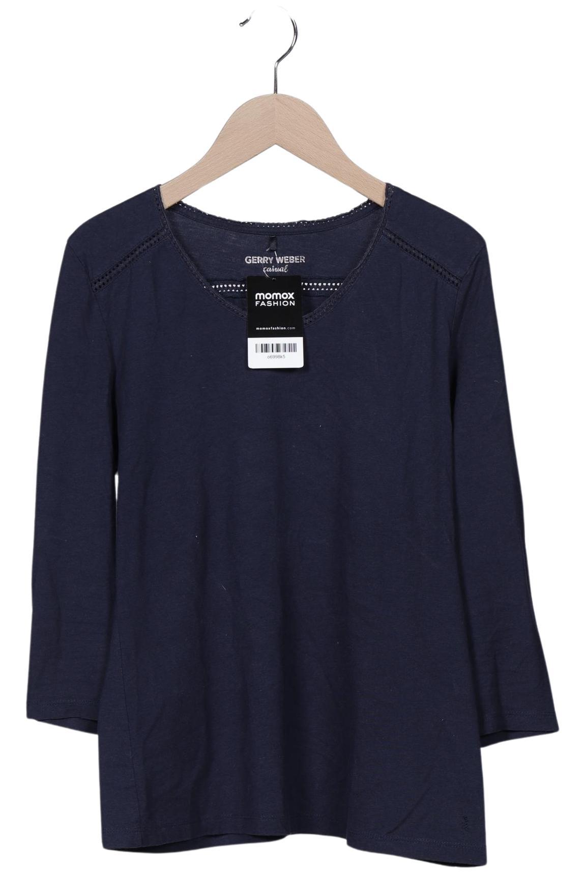 

Samoon by Gerry Weber Damen Langarmshirt, marineblau, Gr. 38