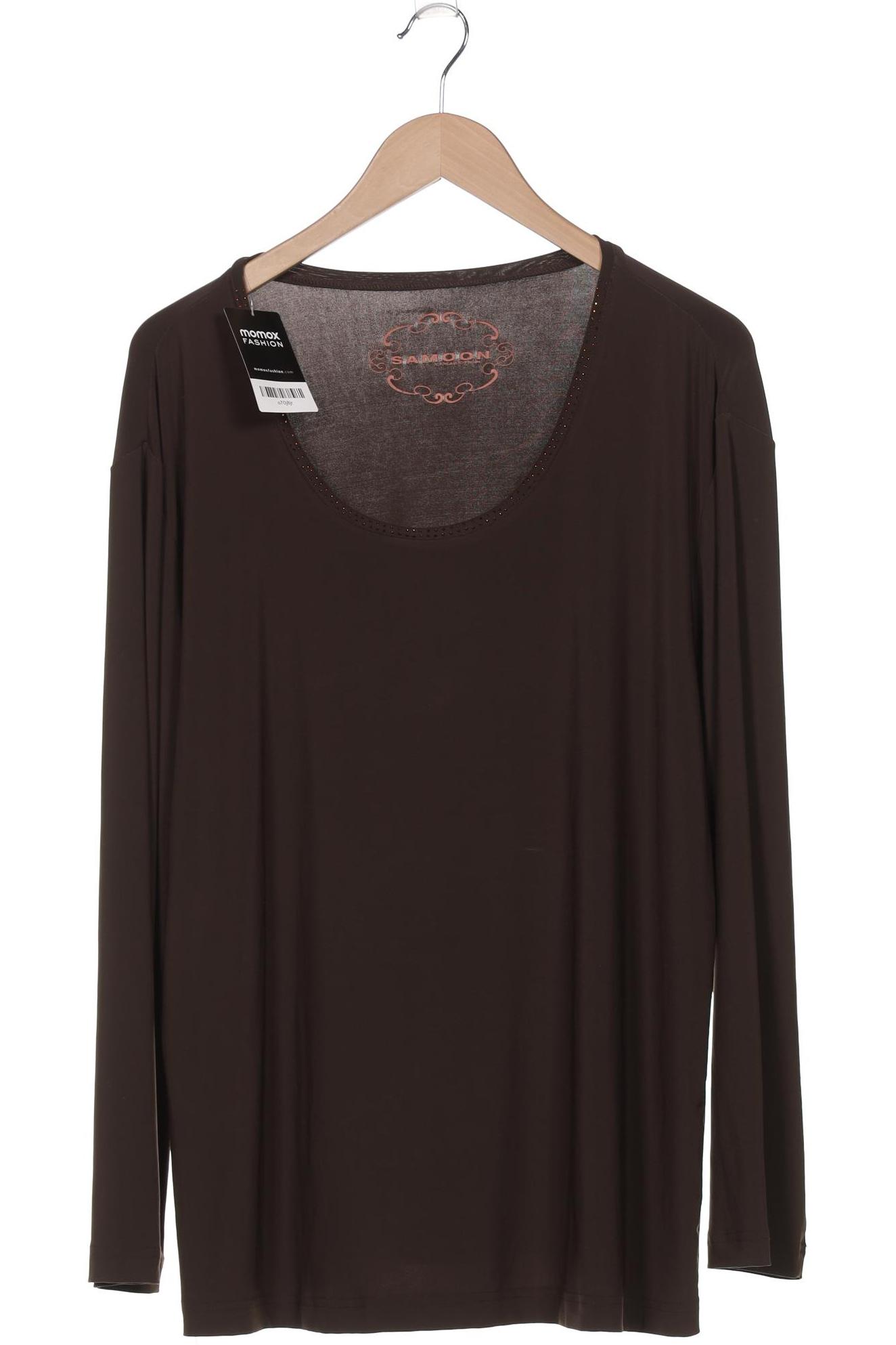 

Samoon by Gerry Weber Damen Langarmshirt, braun, Gr. 46