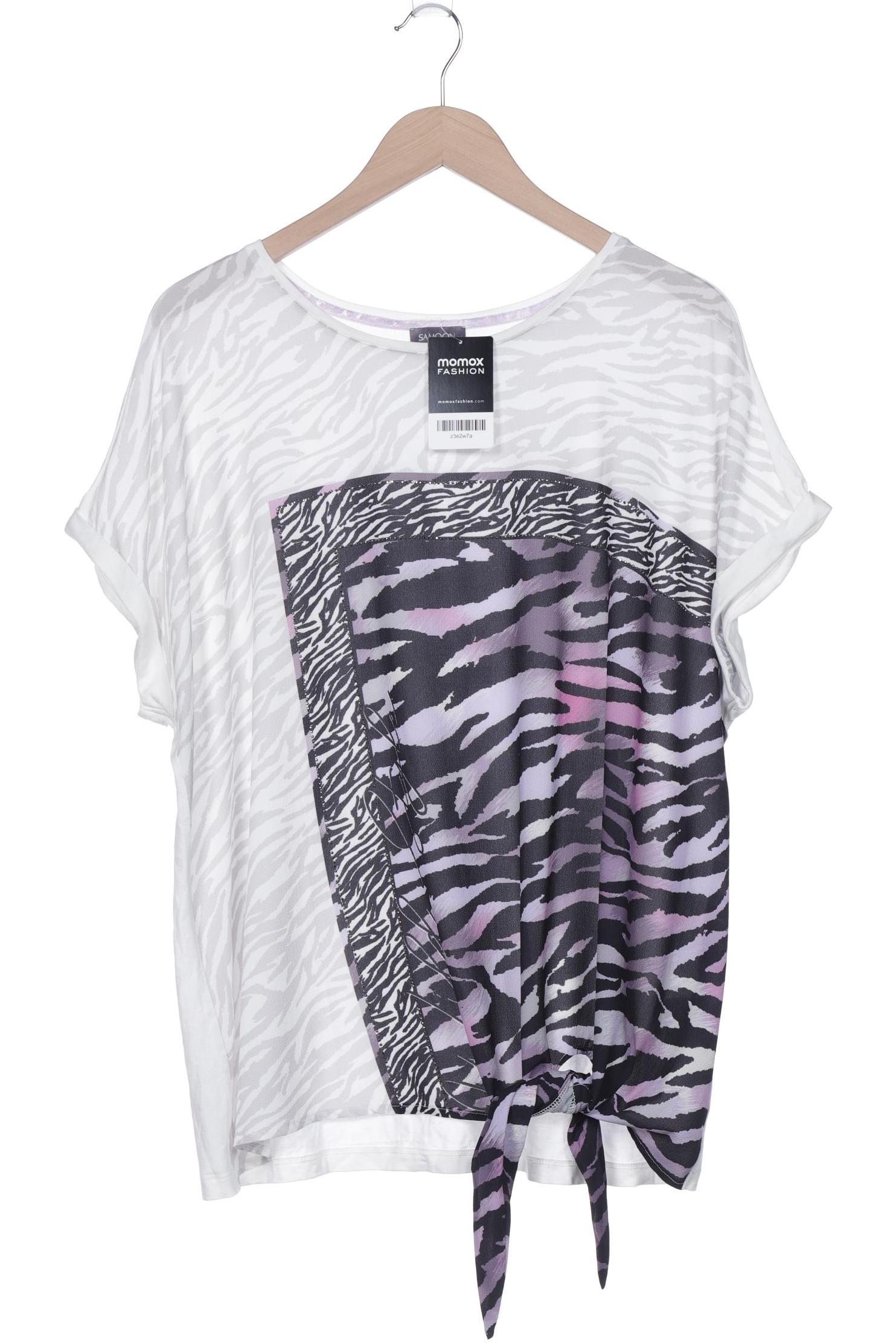 

Samoon by Gerry Weber Damen T-Shirt, weiß, Gr. 44