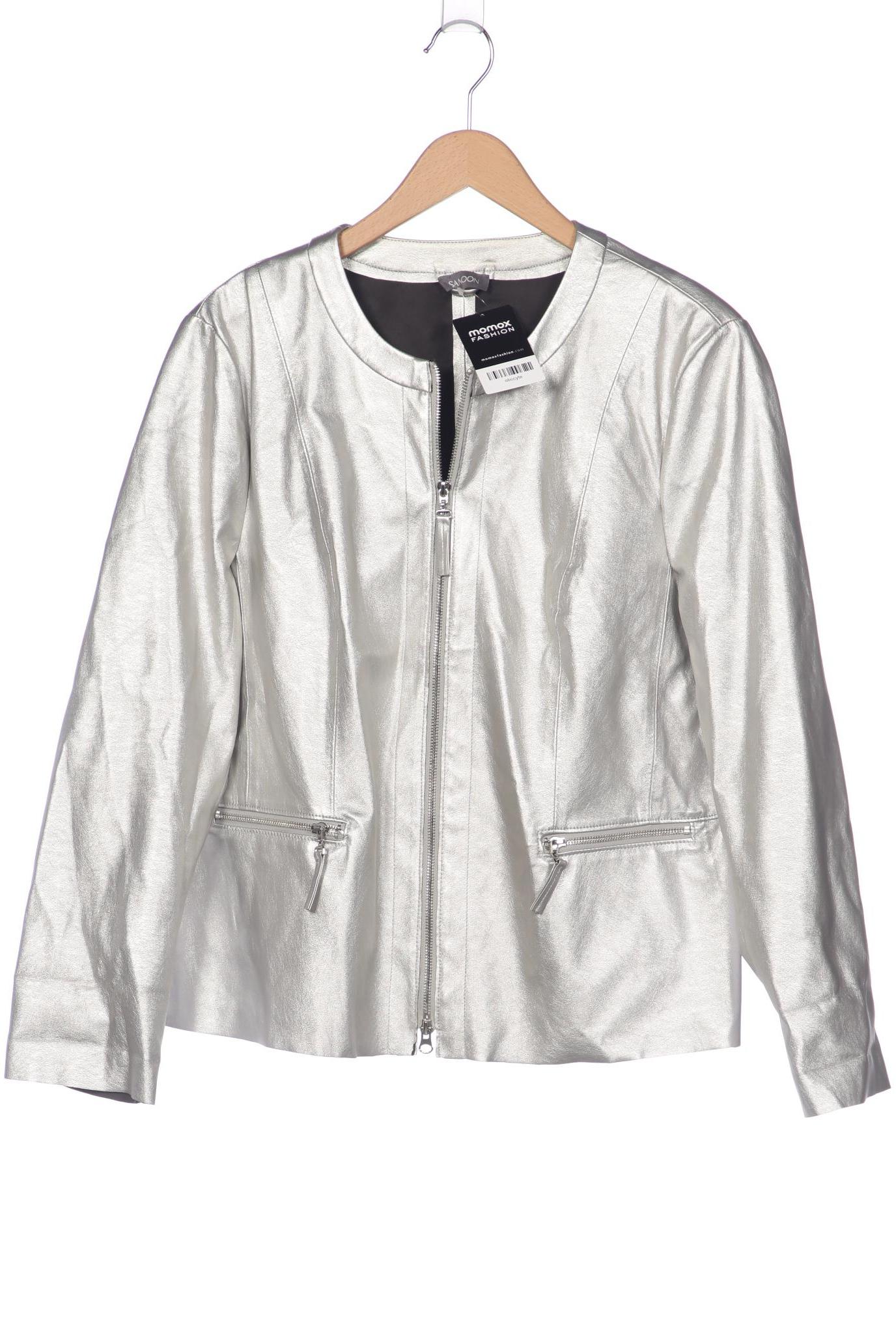 

Samoon by Gerry Weber Damen Jacke, silber, Gr. 46